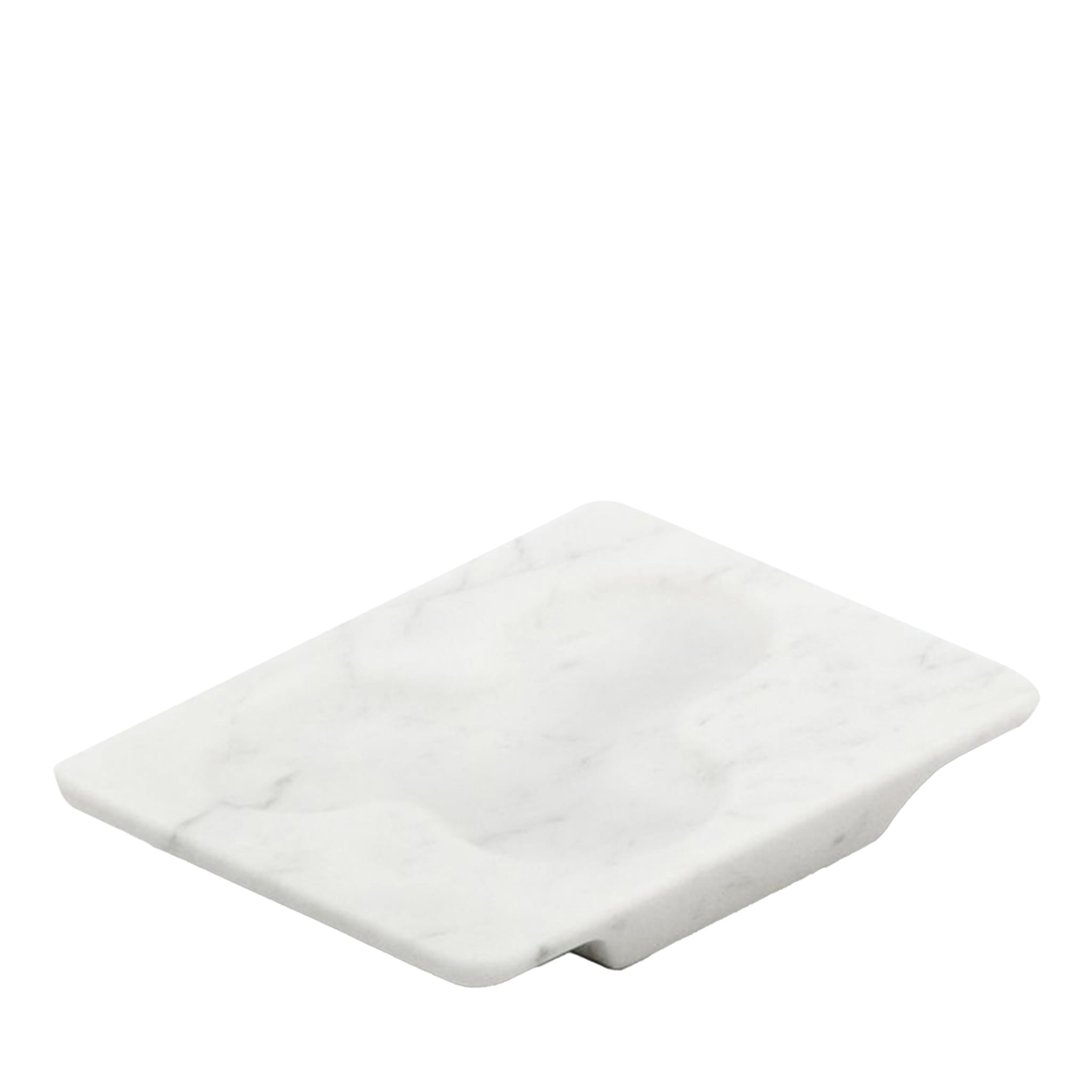 Veneri Kleines Tablett aus weißem Carrara von Emmanuel Gallina - Hauptansicht