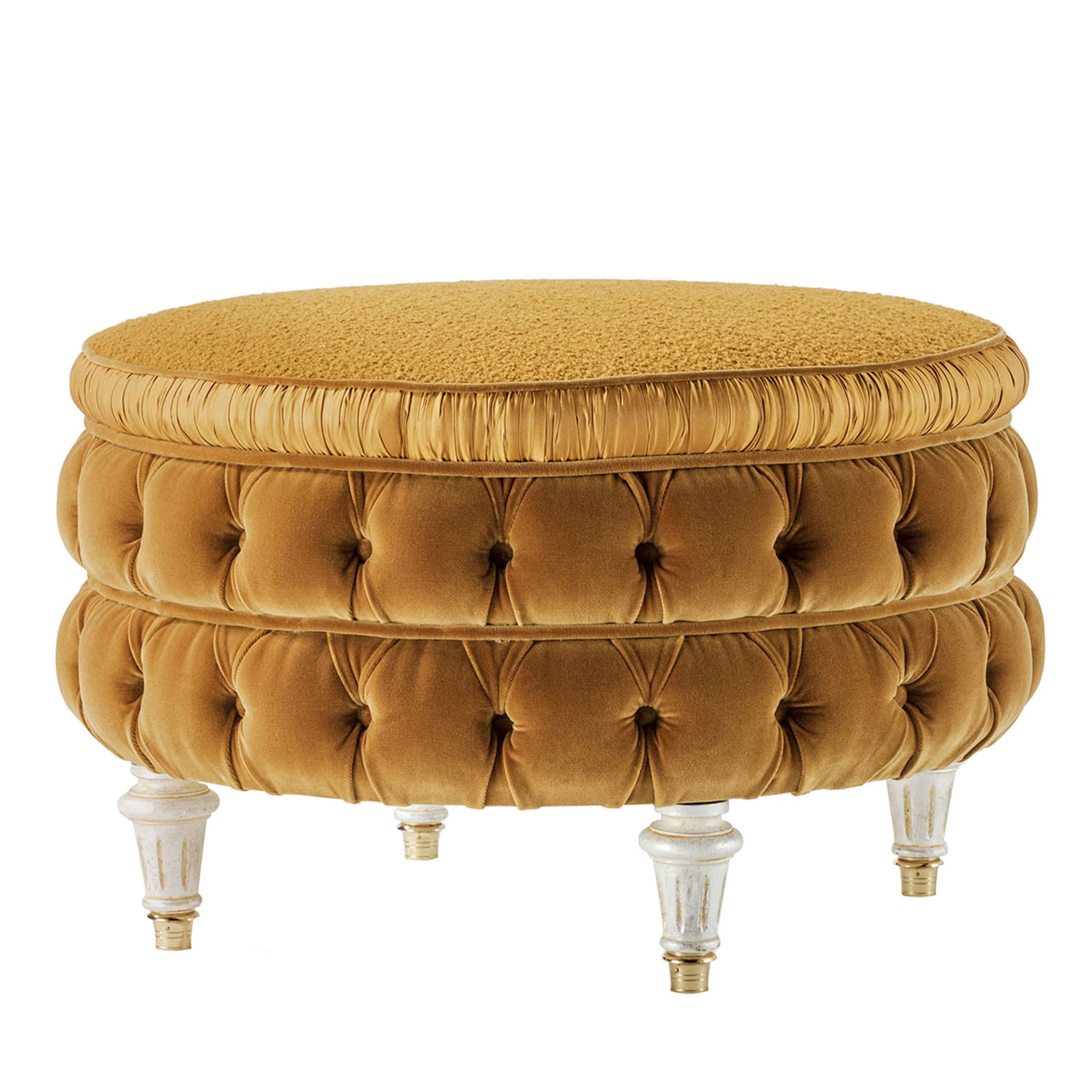 Round Pouf With Capitonnè - Main view