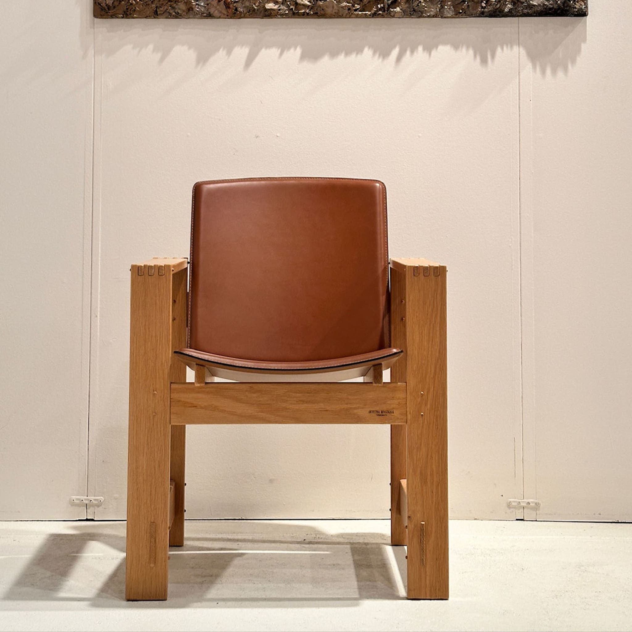 Ambrosetti Durmast and Leather Chair - Alternative view 3