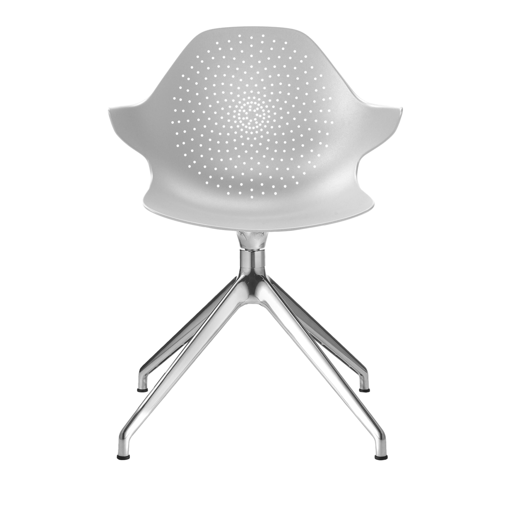 Klera C A Spider Silver Stool - Main view