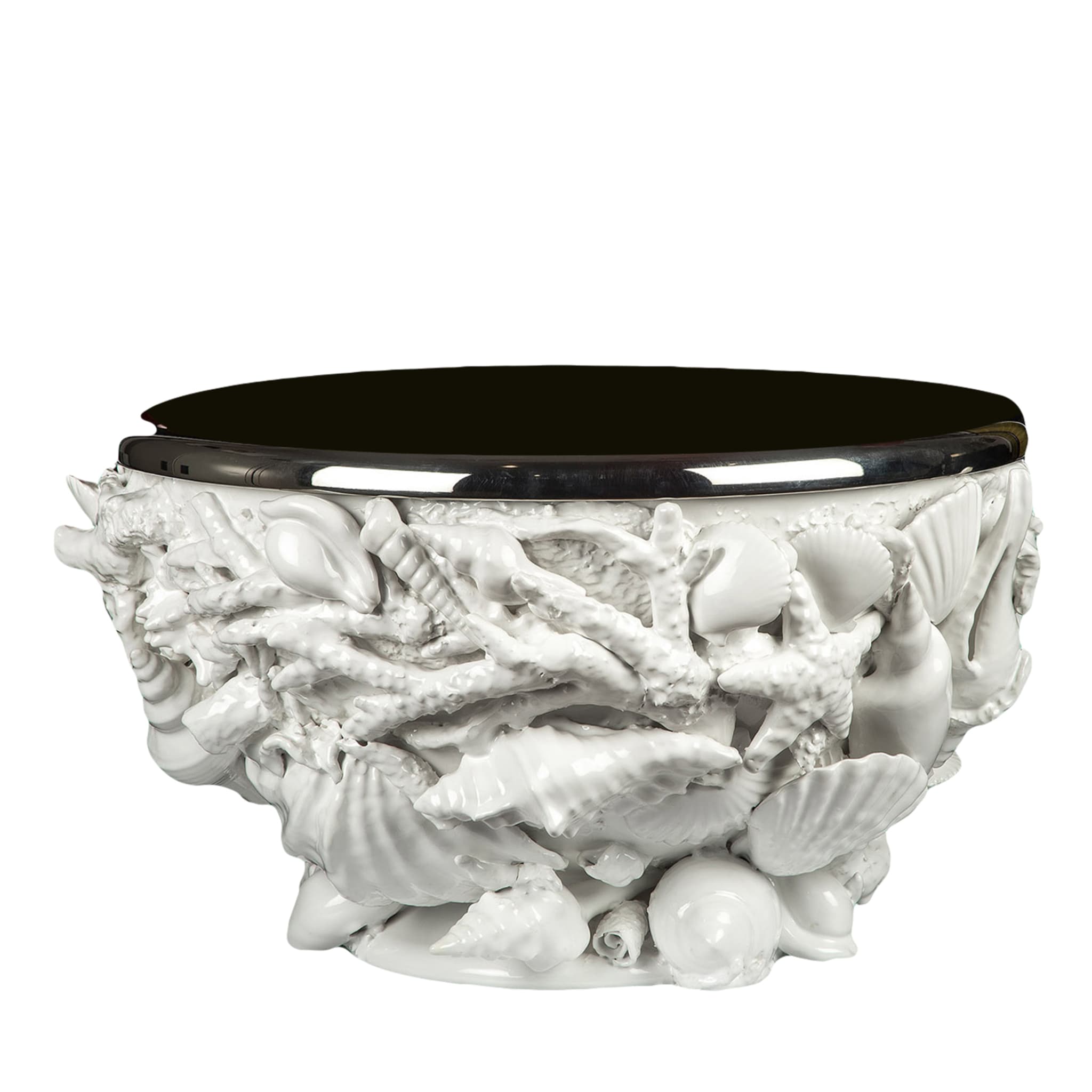 Shells & Coral Reeds White Champagne Bowl by Antonio Fullin - Main view