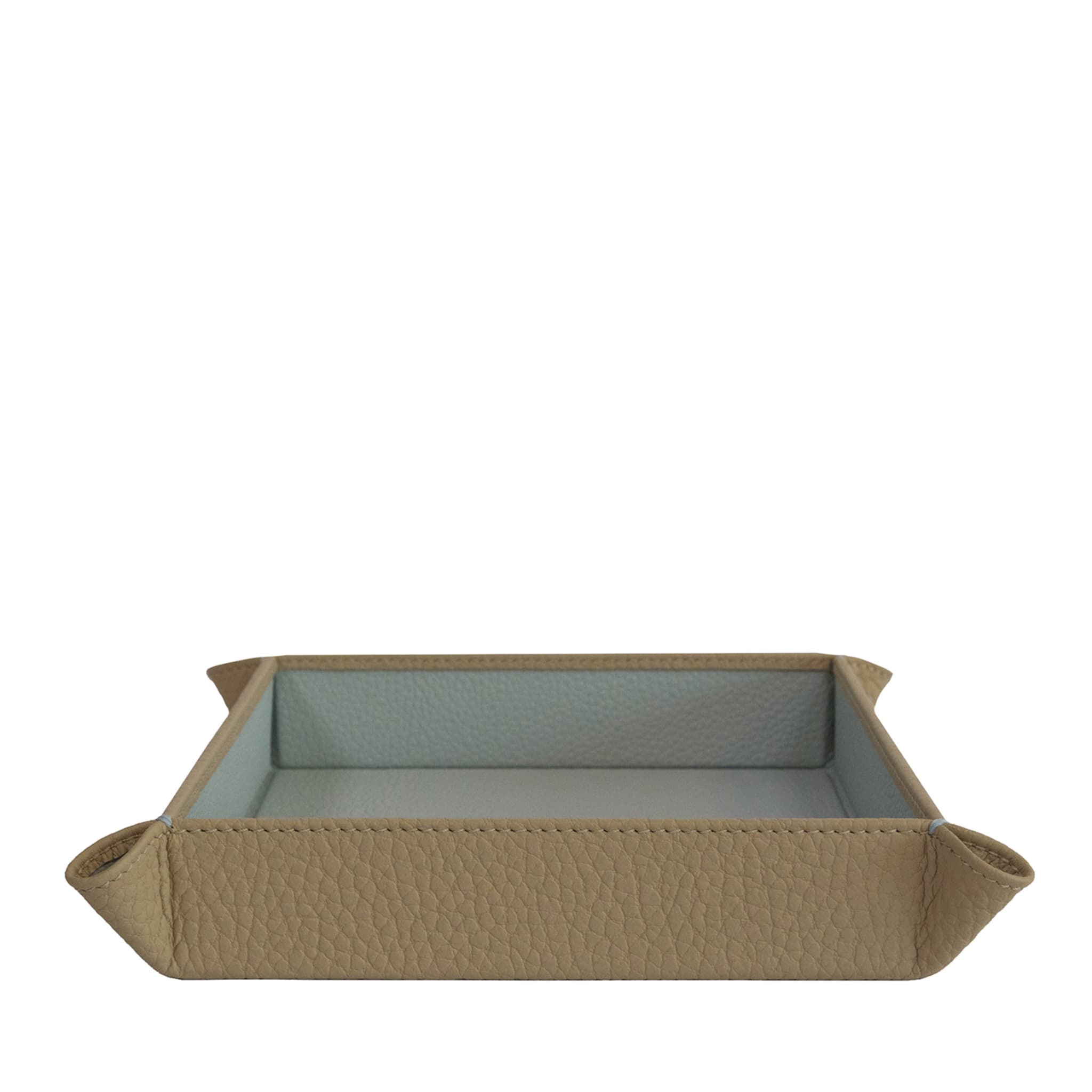 Michelangelo Beige and Gray Empty-Pocket Tray - Main view