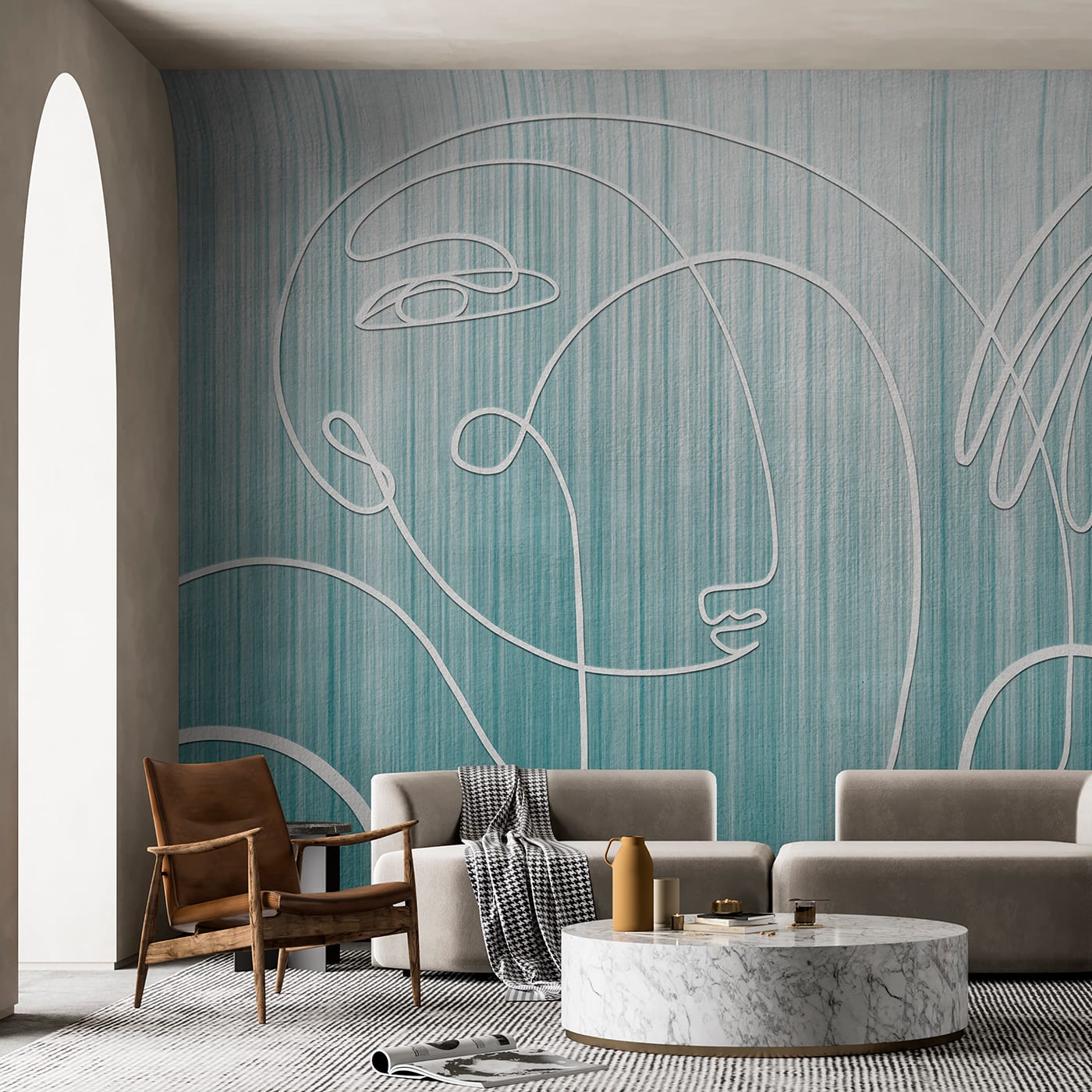 innerLine 701 textured wallpaper - Affreschi & Affreschi
