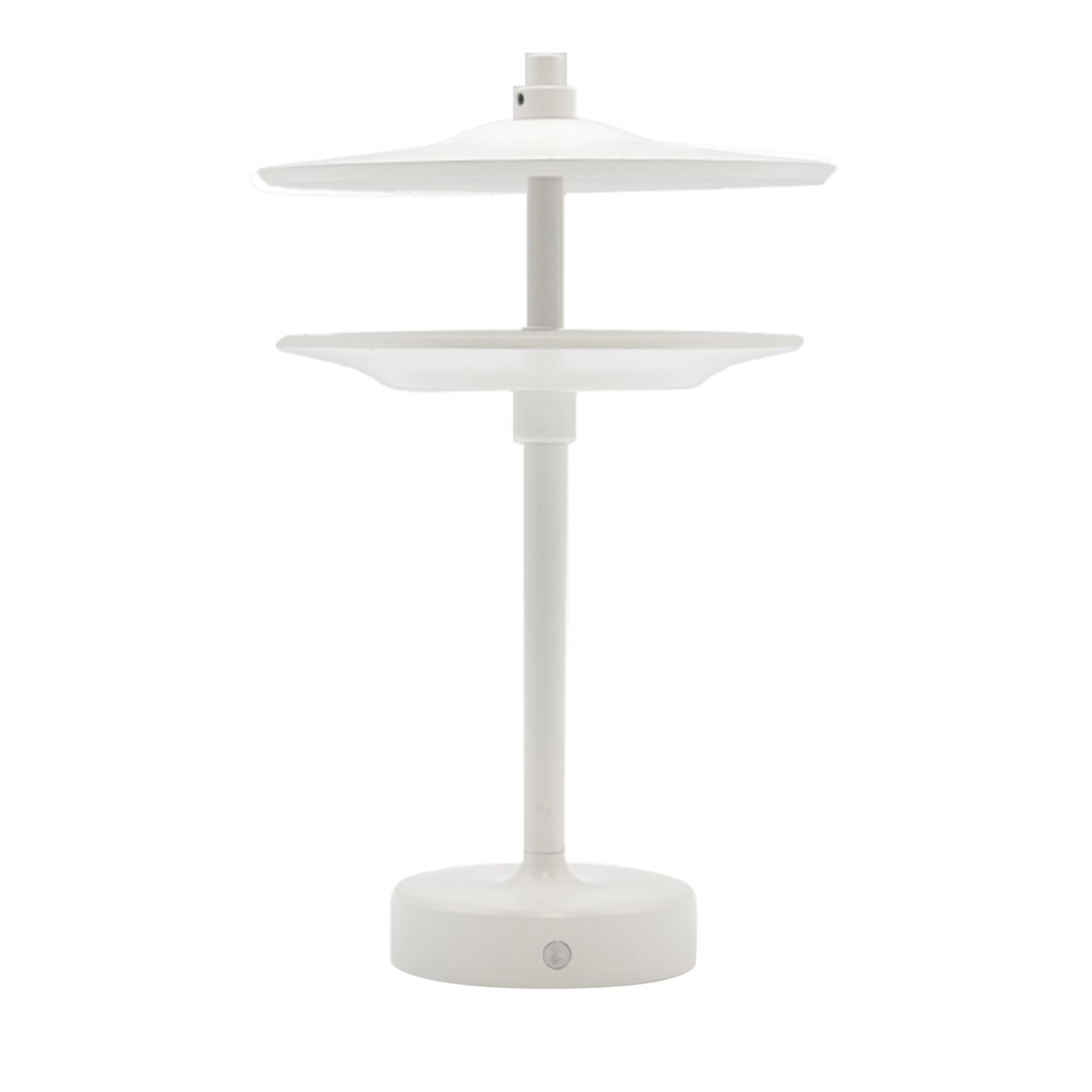 Drum White Wiederaufladbare Tischleuchte von Albore Design - Hauptansicht