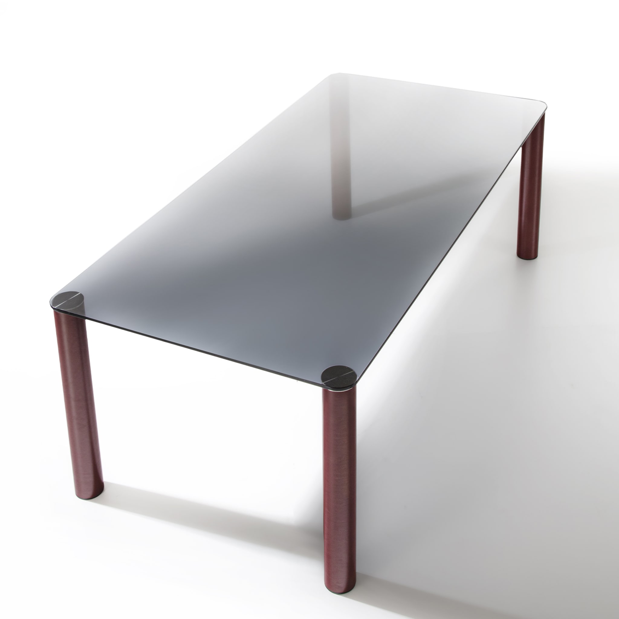 Fagus Smoked Burgundy Dining Table - Alternative view 1