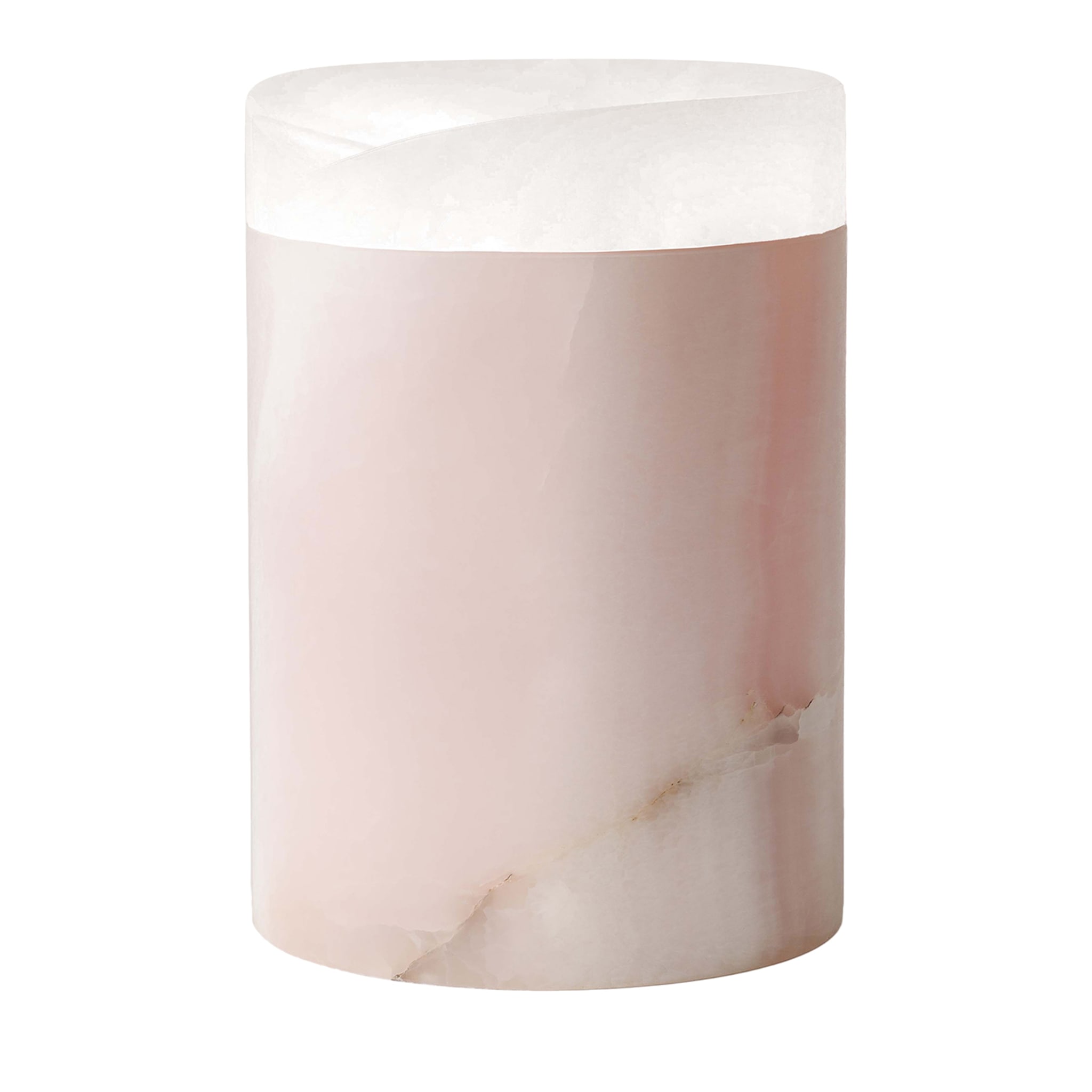 Here and Now White and Pink Onyx Vase #2 - Main view