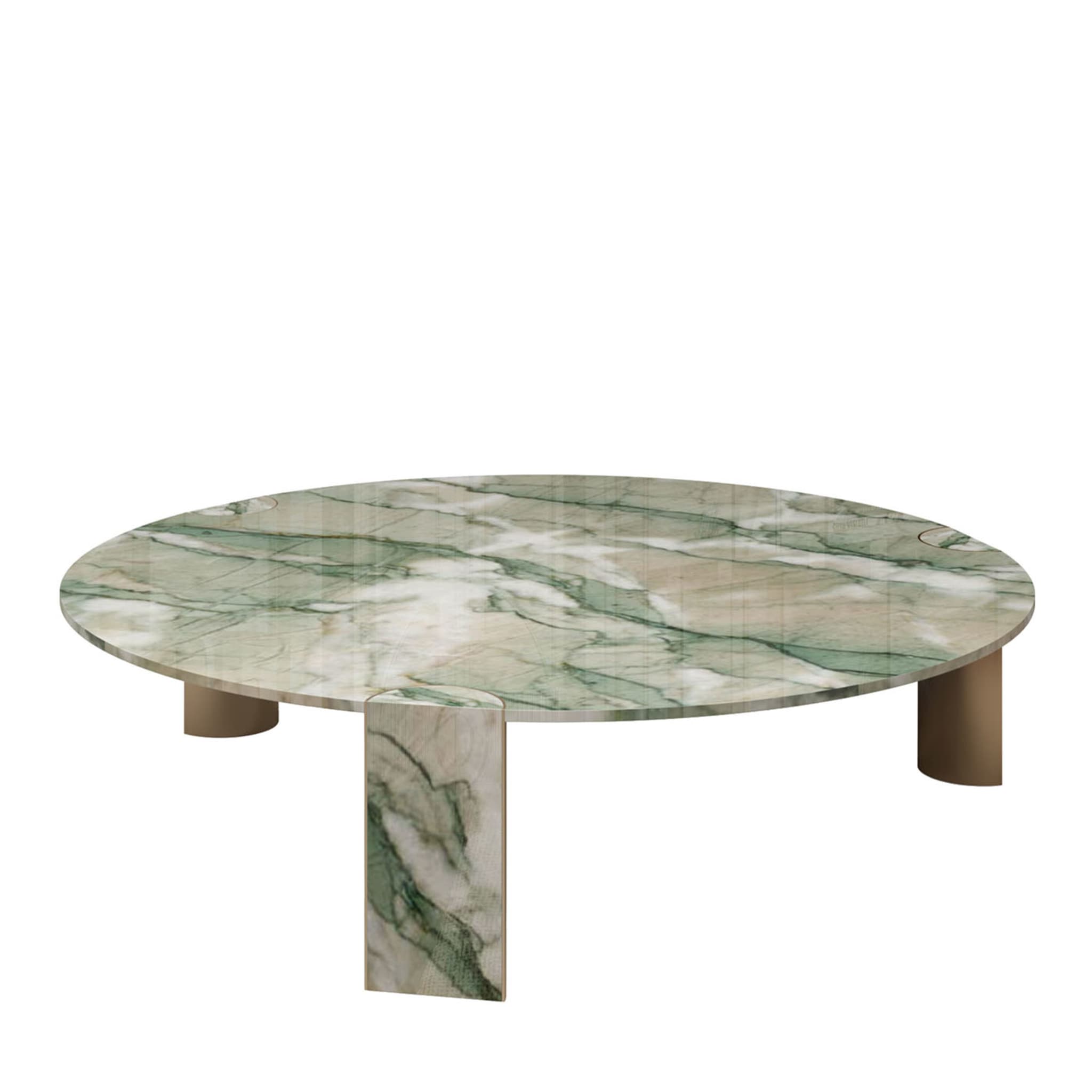 Paul Low Antigua-Green Marble Coffee Table - Main view