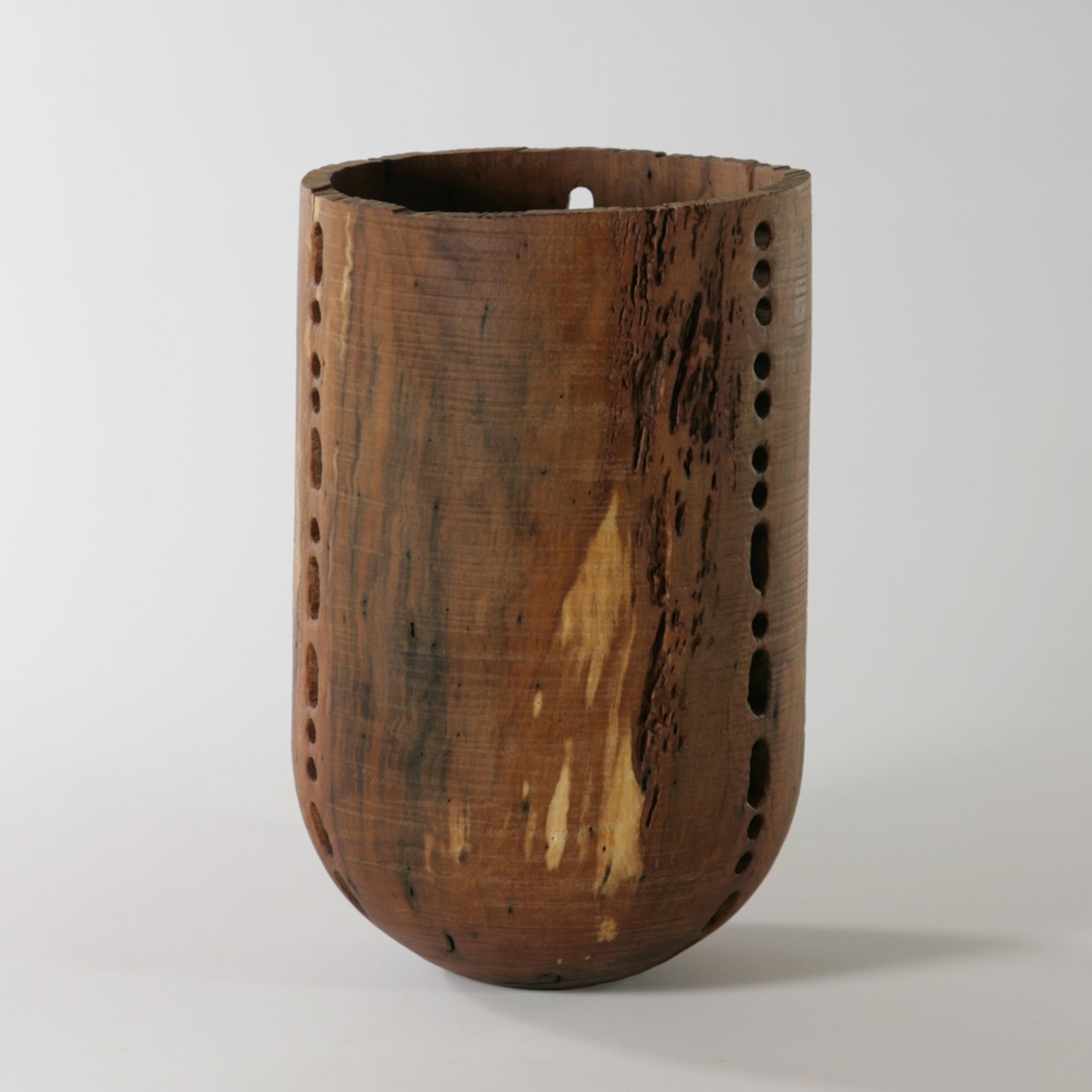 Hollowed Turned Wooden Vase - Alternative view 3