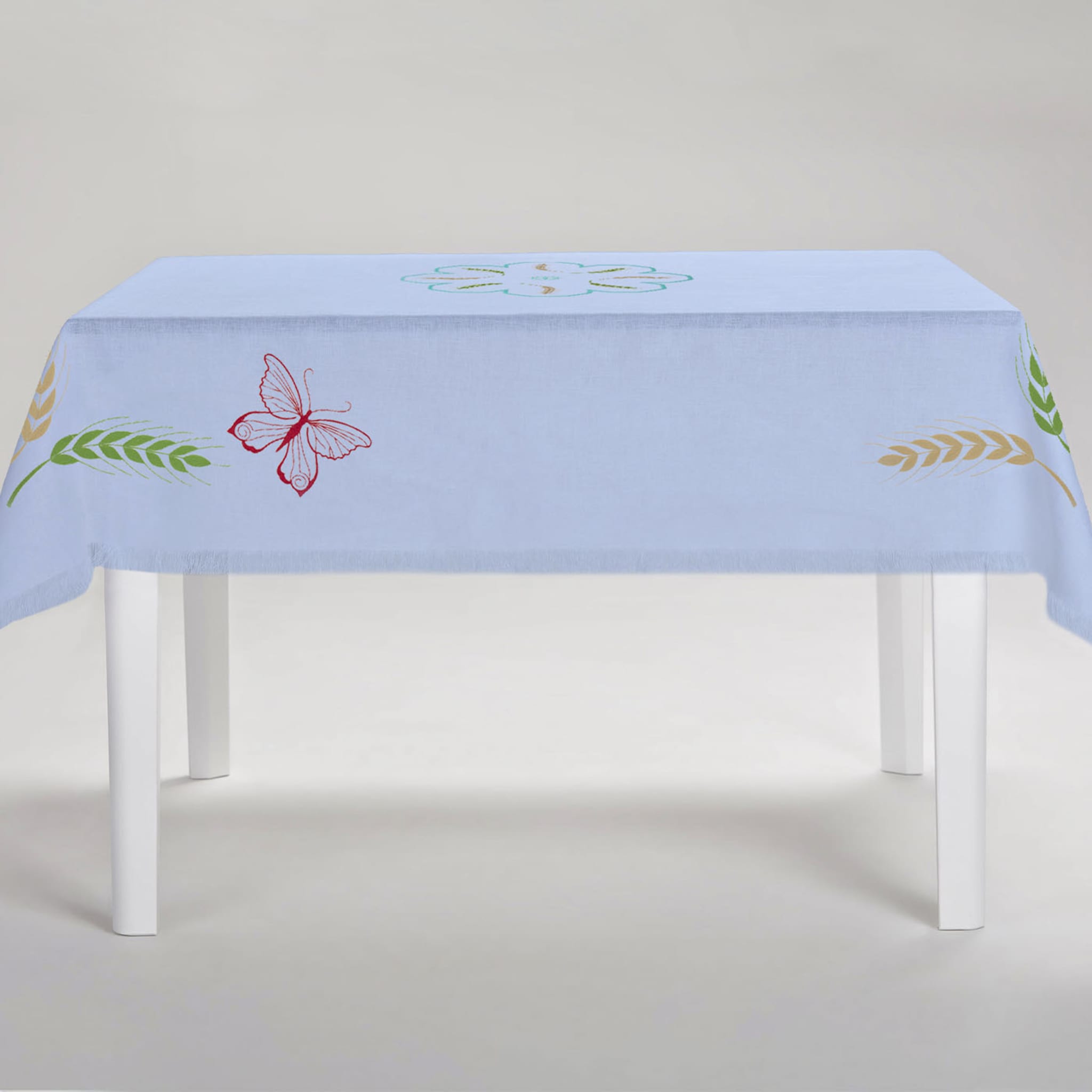 Grano Multicolor Rectangular Azure Tablecloth - Alternative view 1