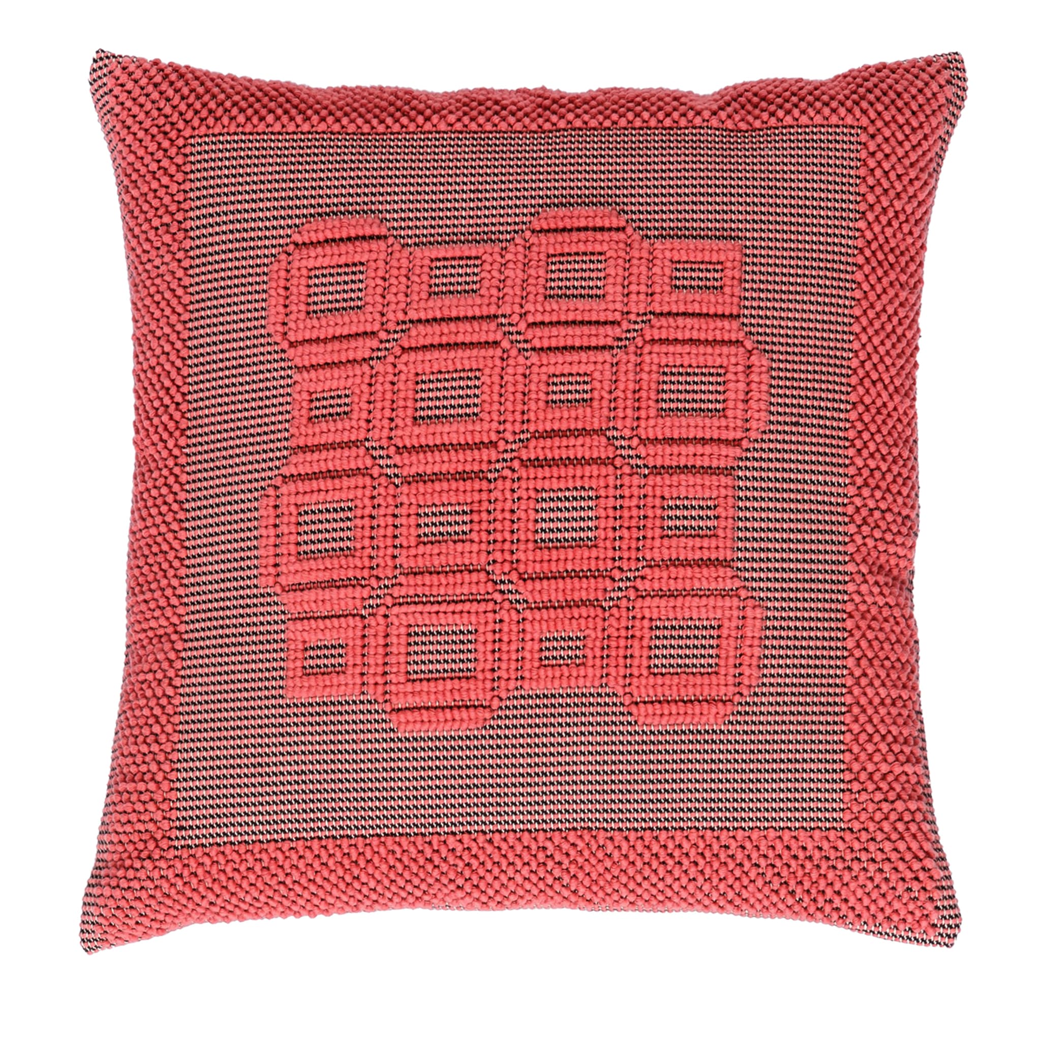 Corallo Red and Black Cushion - Main view