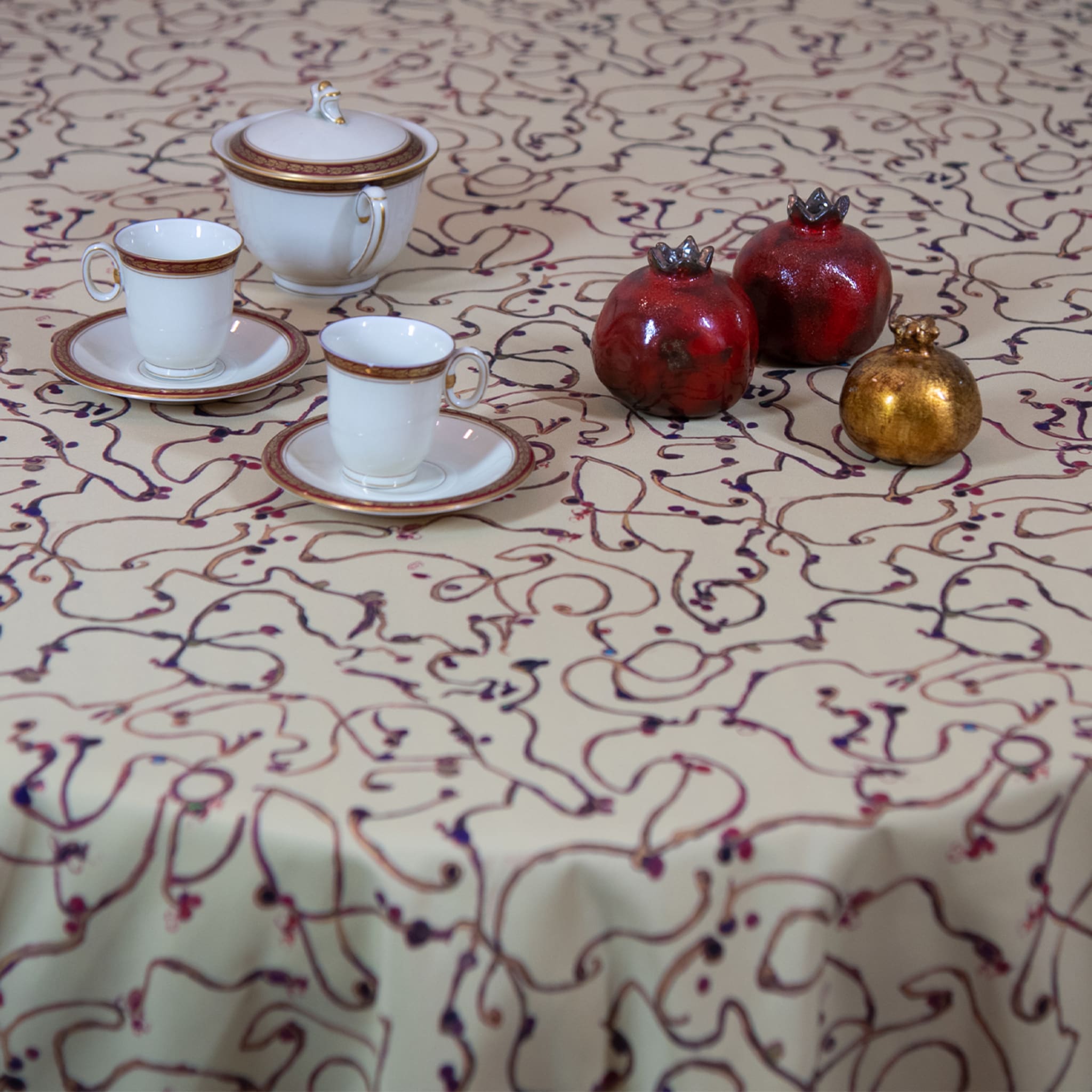Gocce di Luce Beige Tablecloth - Alternative view 2