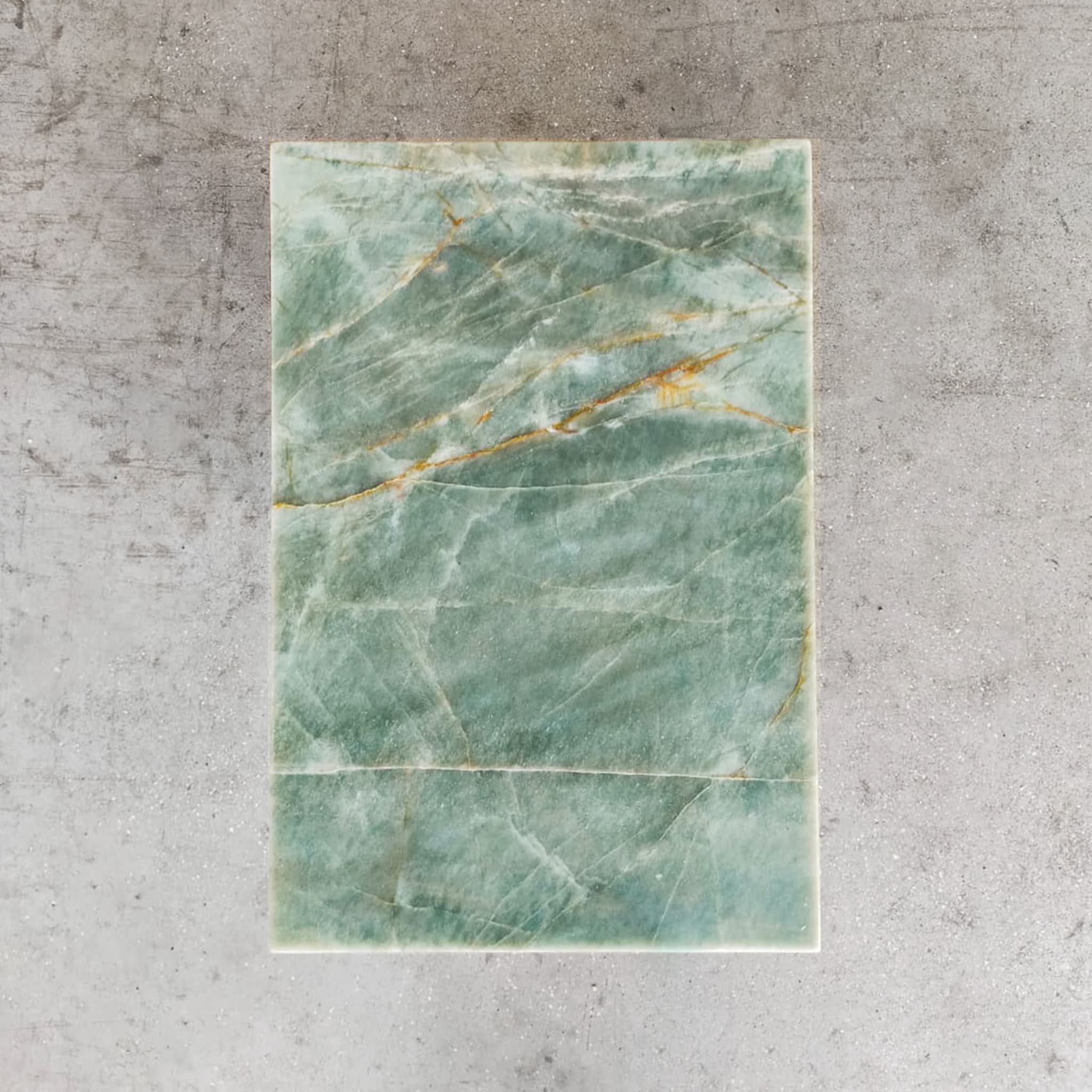 Emerald Quartzite Marble Side Table - Alternative view 2