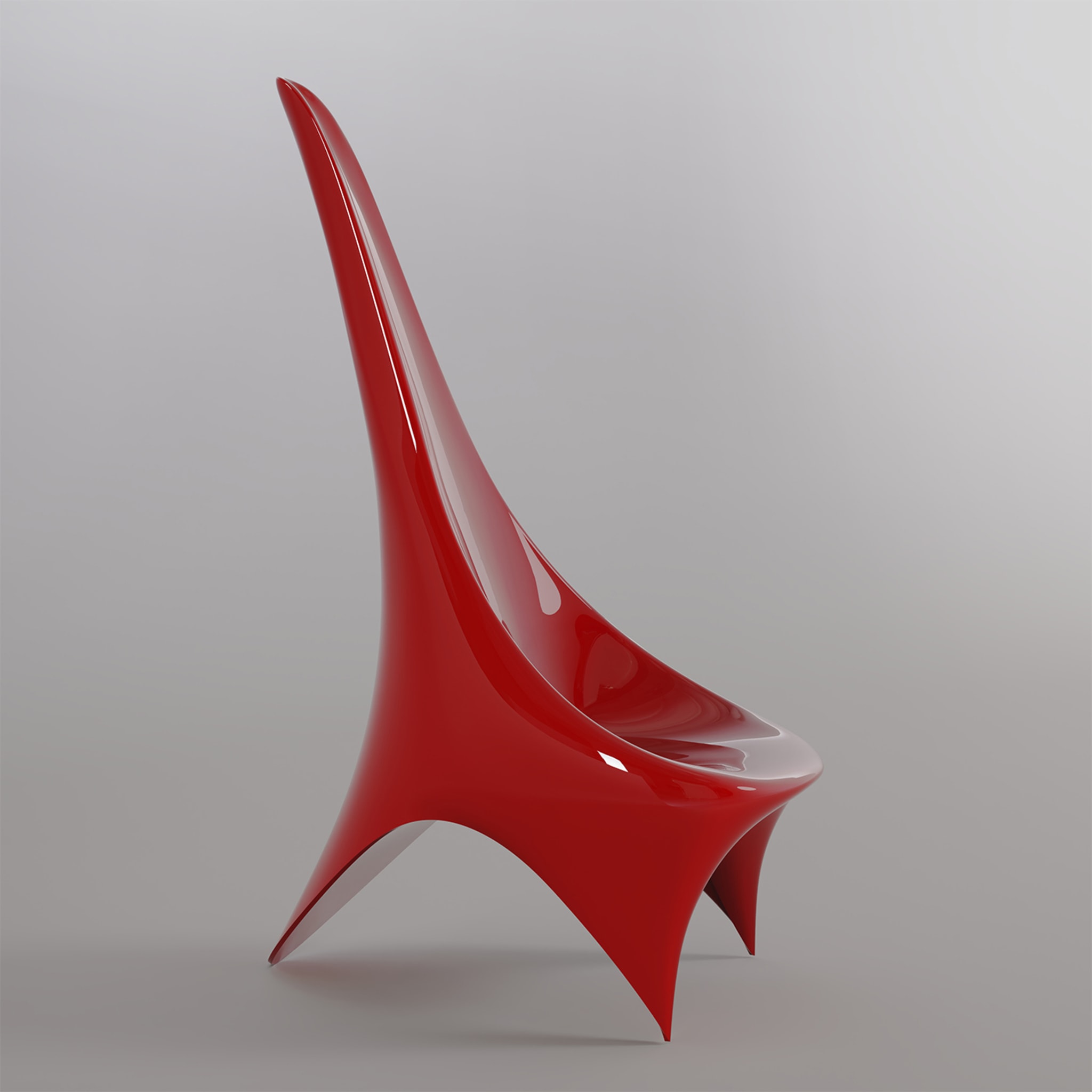 Nyx Red Lounge Chair - Alternative view 4