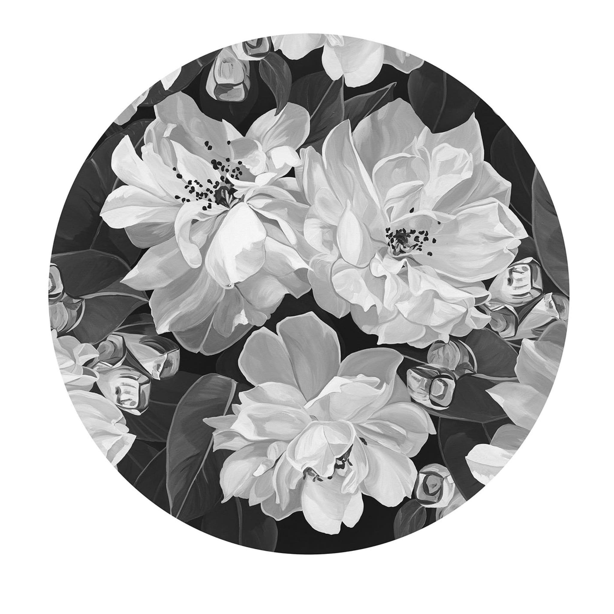 Lot de 2 plaques de fond rondes Ophelia noires - Vue principale