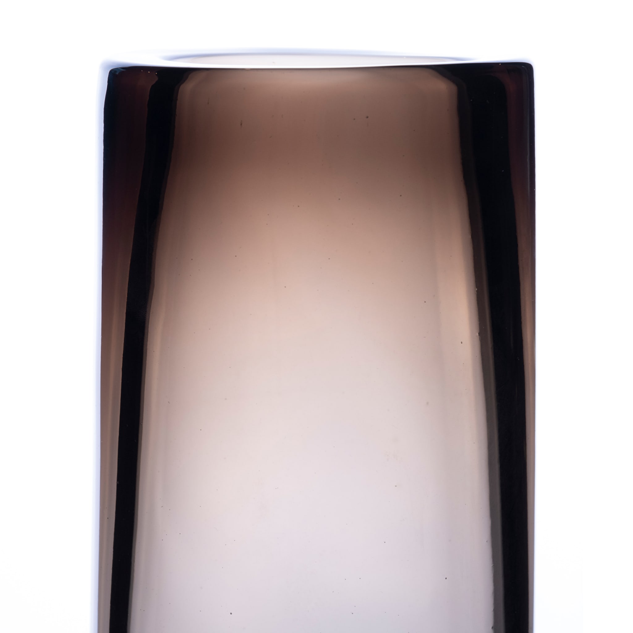 Cilindro Large Vase - Satin - Crystal/Honey - Alternative view 2