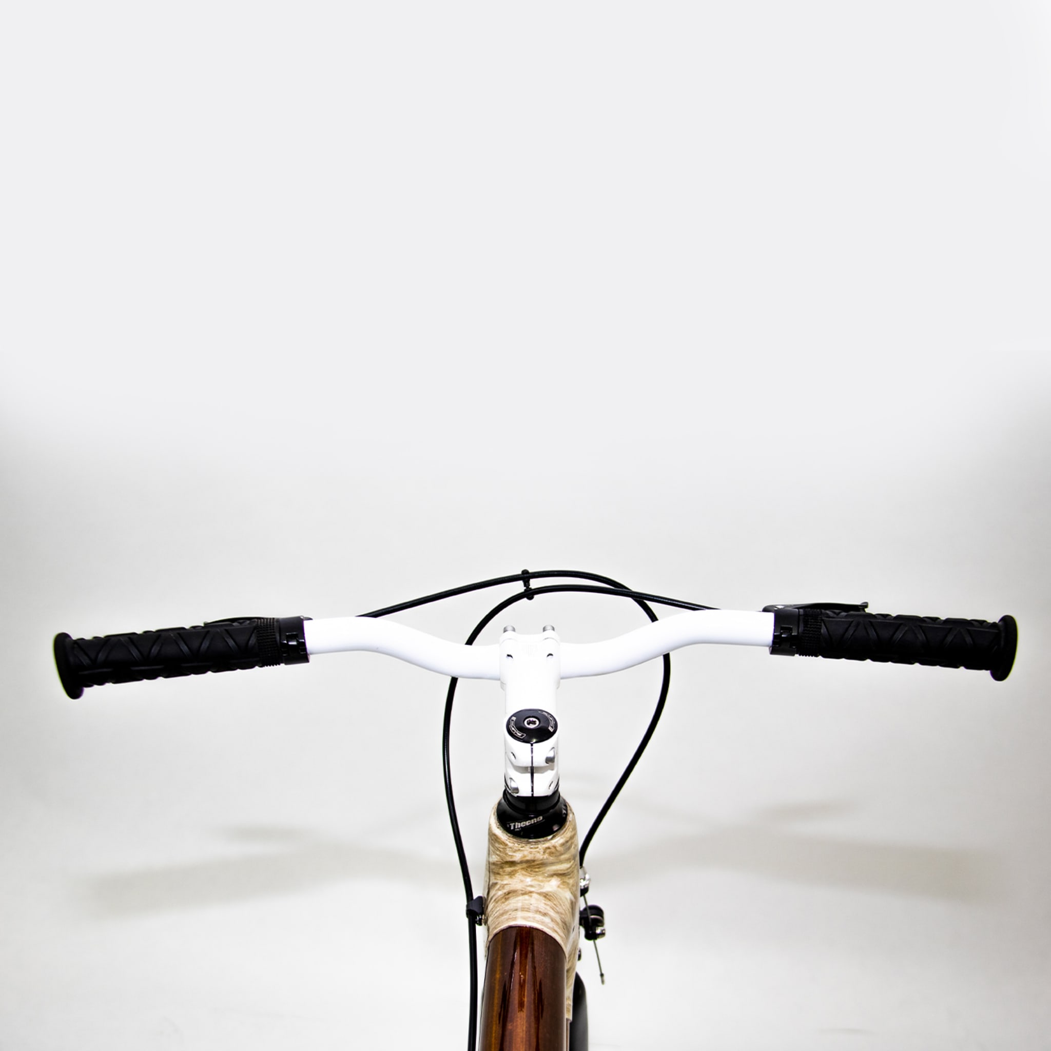Bicicletta Gravel White Bamboo - Vista alternativa 3