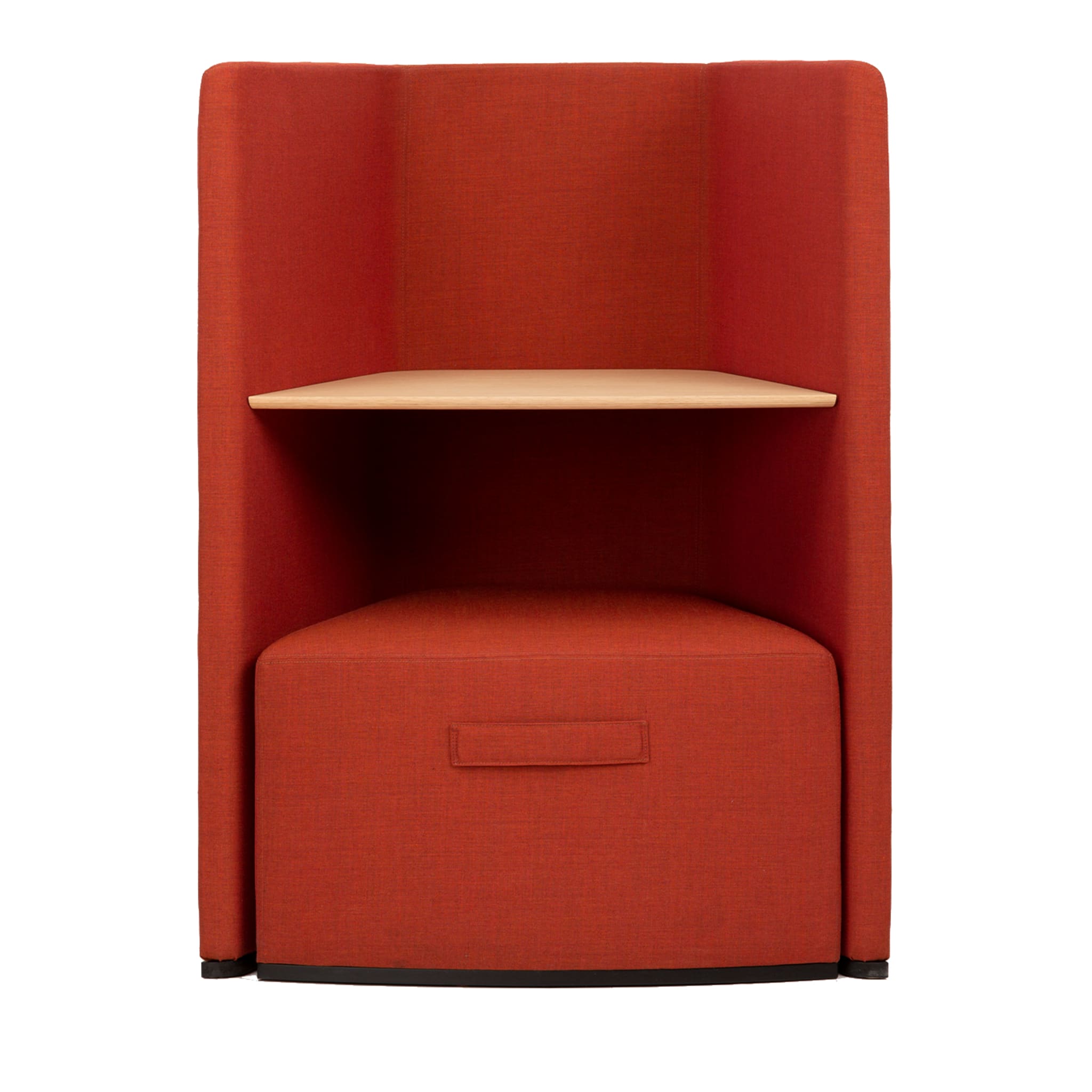 TO-TO Red Desk with Pouf - Main view