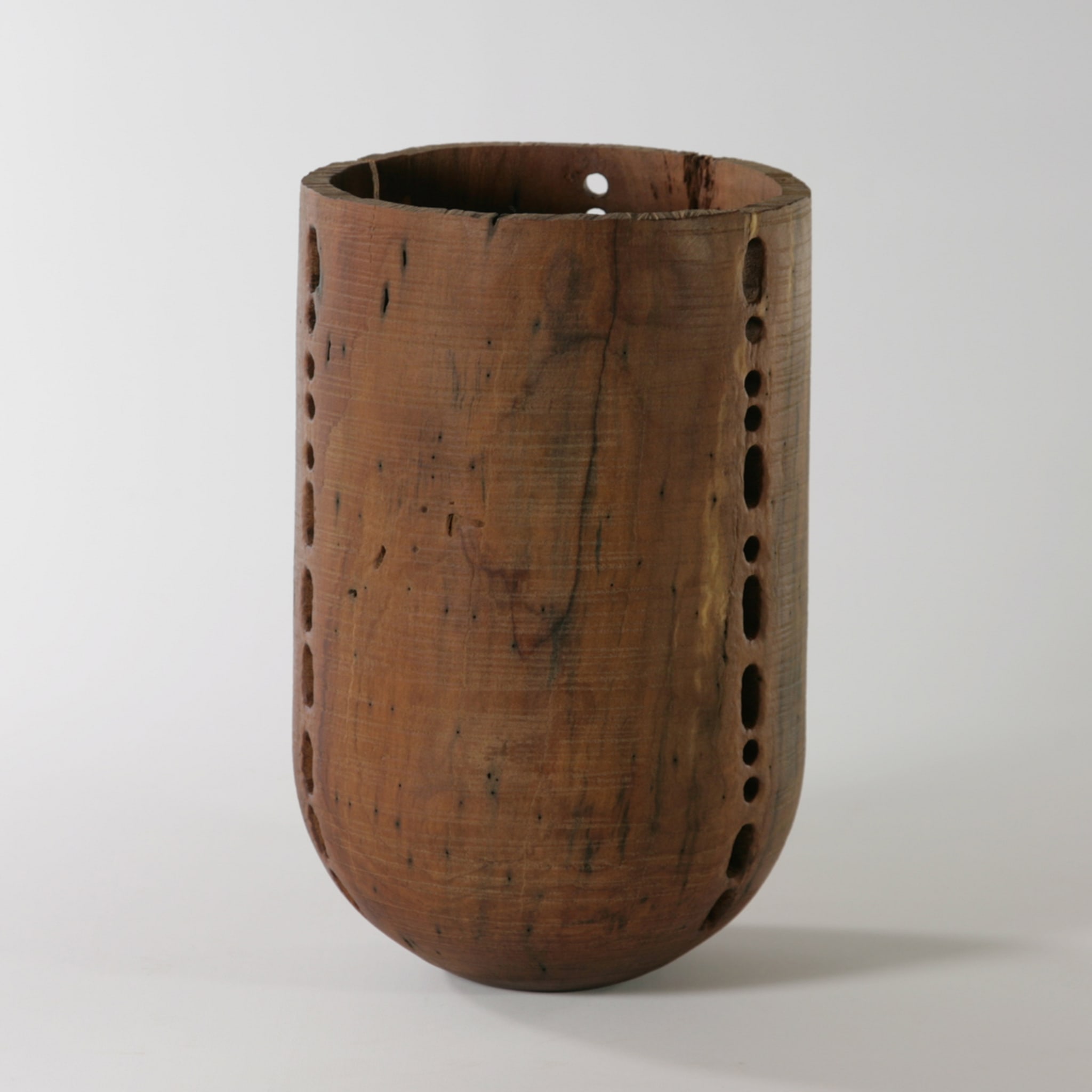 Hollowed Turned Wooden Vase - Alternative view 4