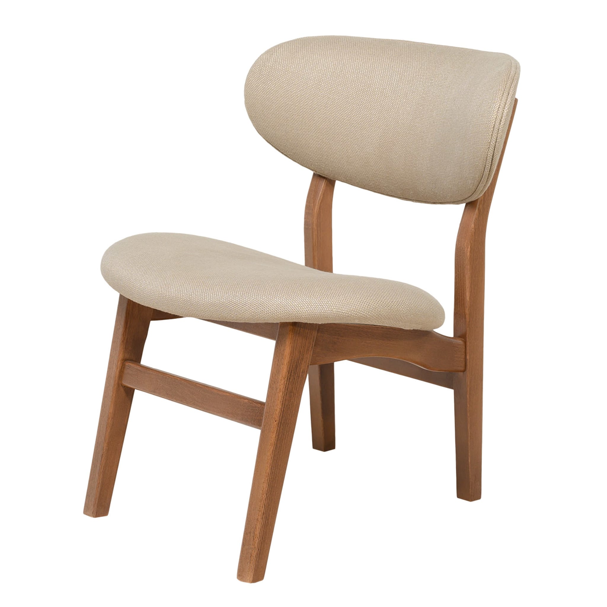 Little Inga Canaletto Walnut &amp; Beige Chair - Vue alternative 3