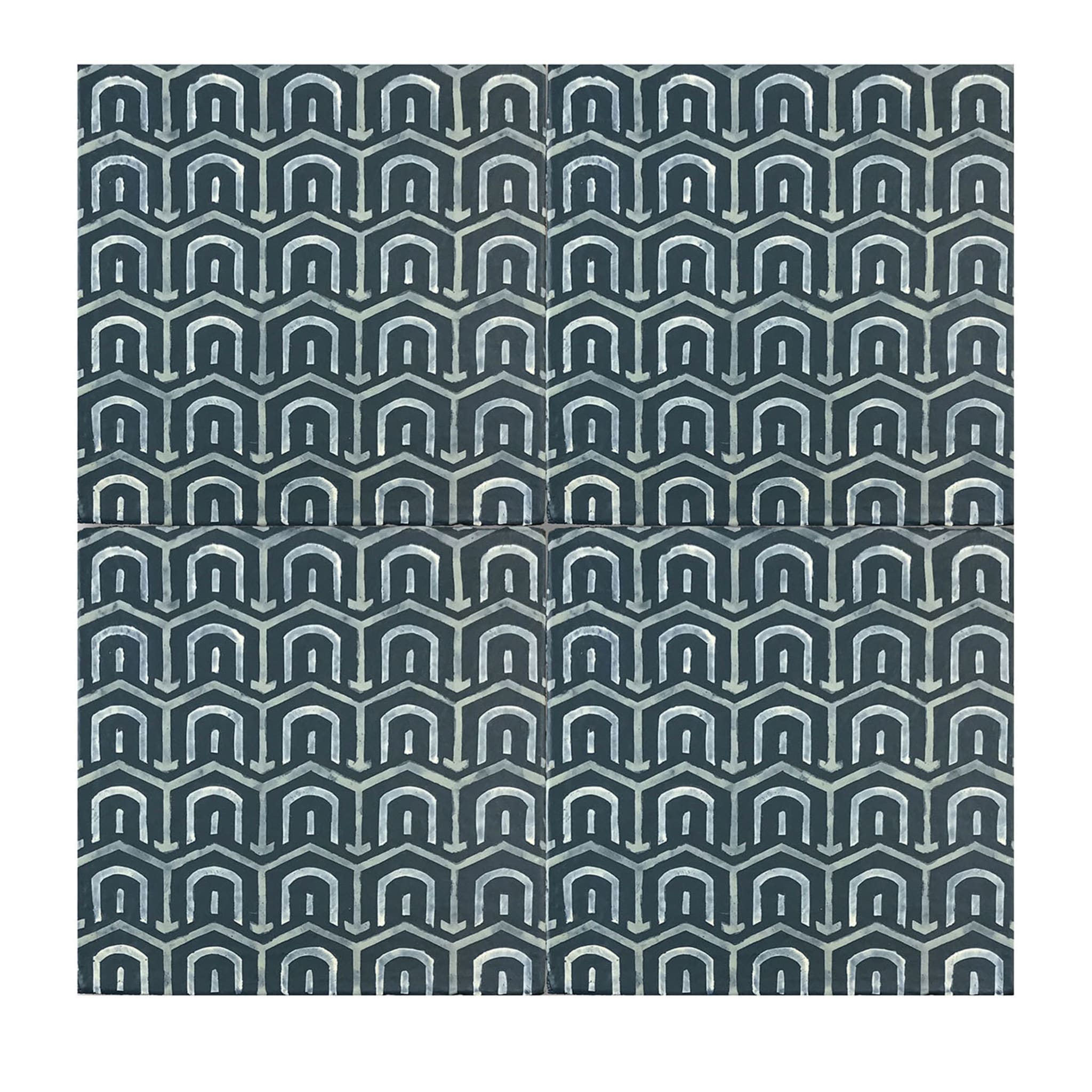 Daamè Set di 25 piastrelle quadrate blu #1 - Vista principale