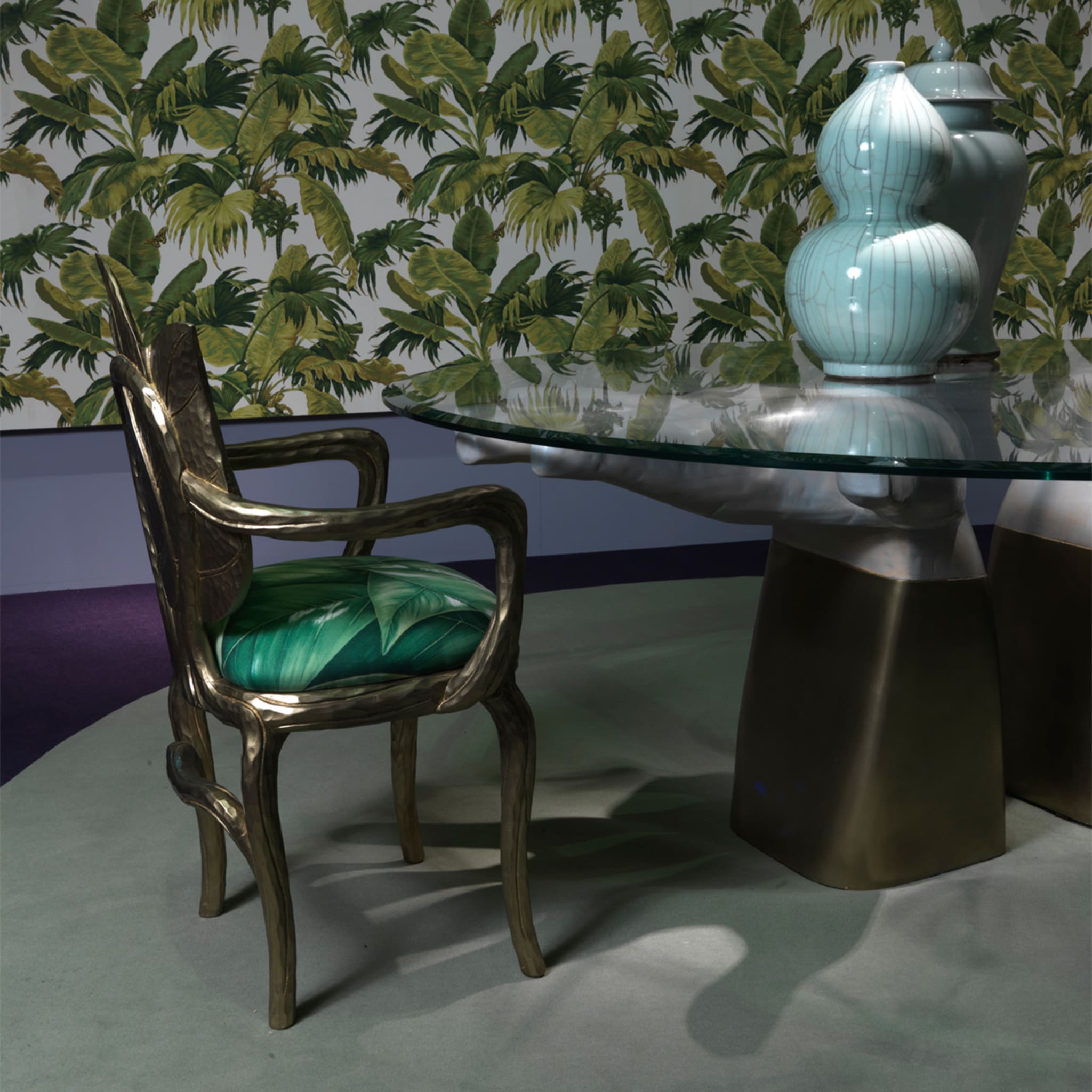 Clorophilla Gold Chair by Ferruccio Laviani - Alternative view 3