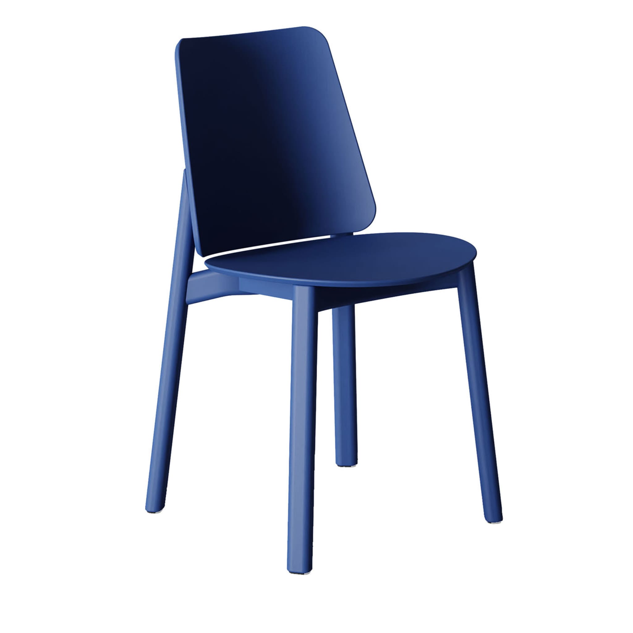 Billa Blauer Stuhl von Claudio Avetta - Hauptansicht