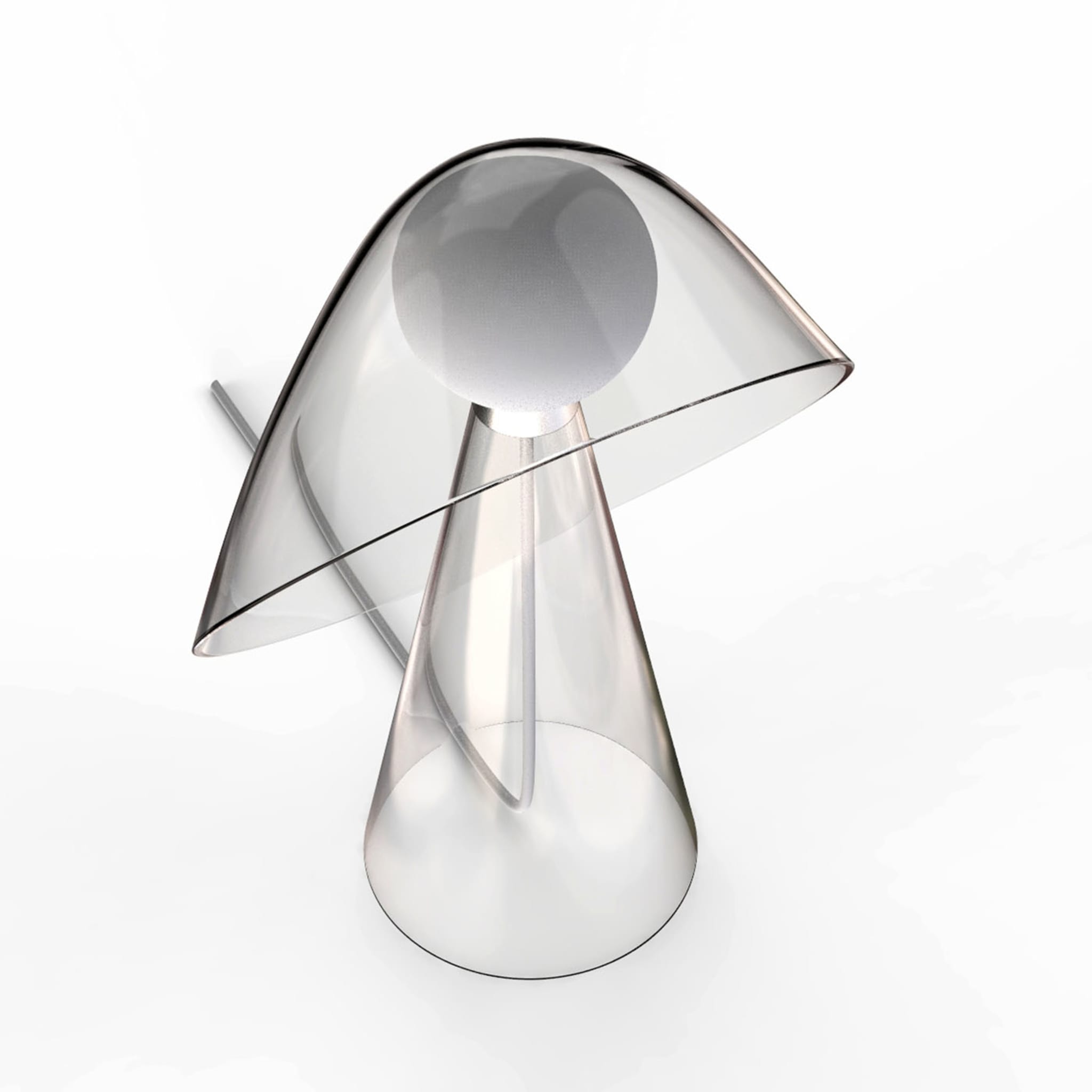 Mademoiselle Lámpara de mesa transparente by Quaglio Simonelli - Vista alternativa 2