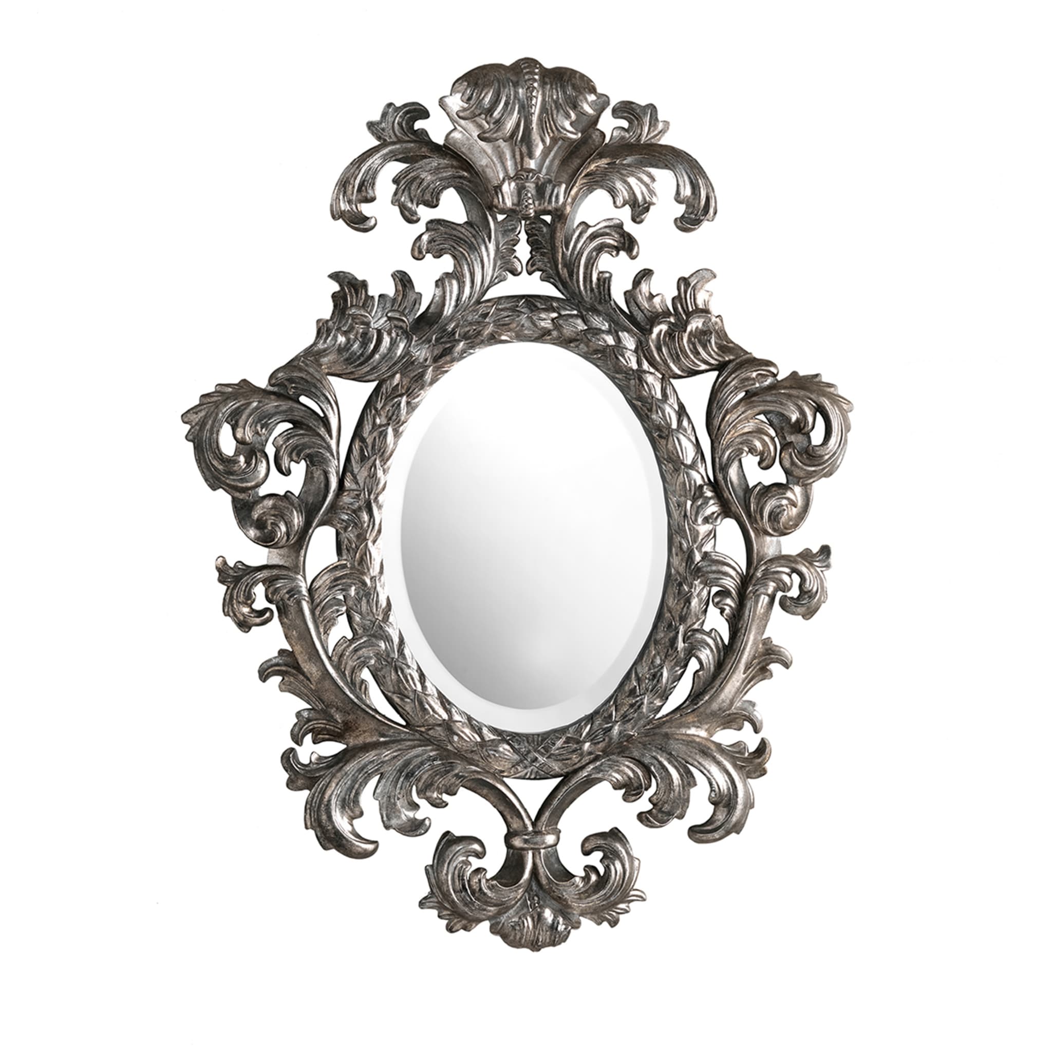 Silver Salomé Wall Mirror  - Main view