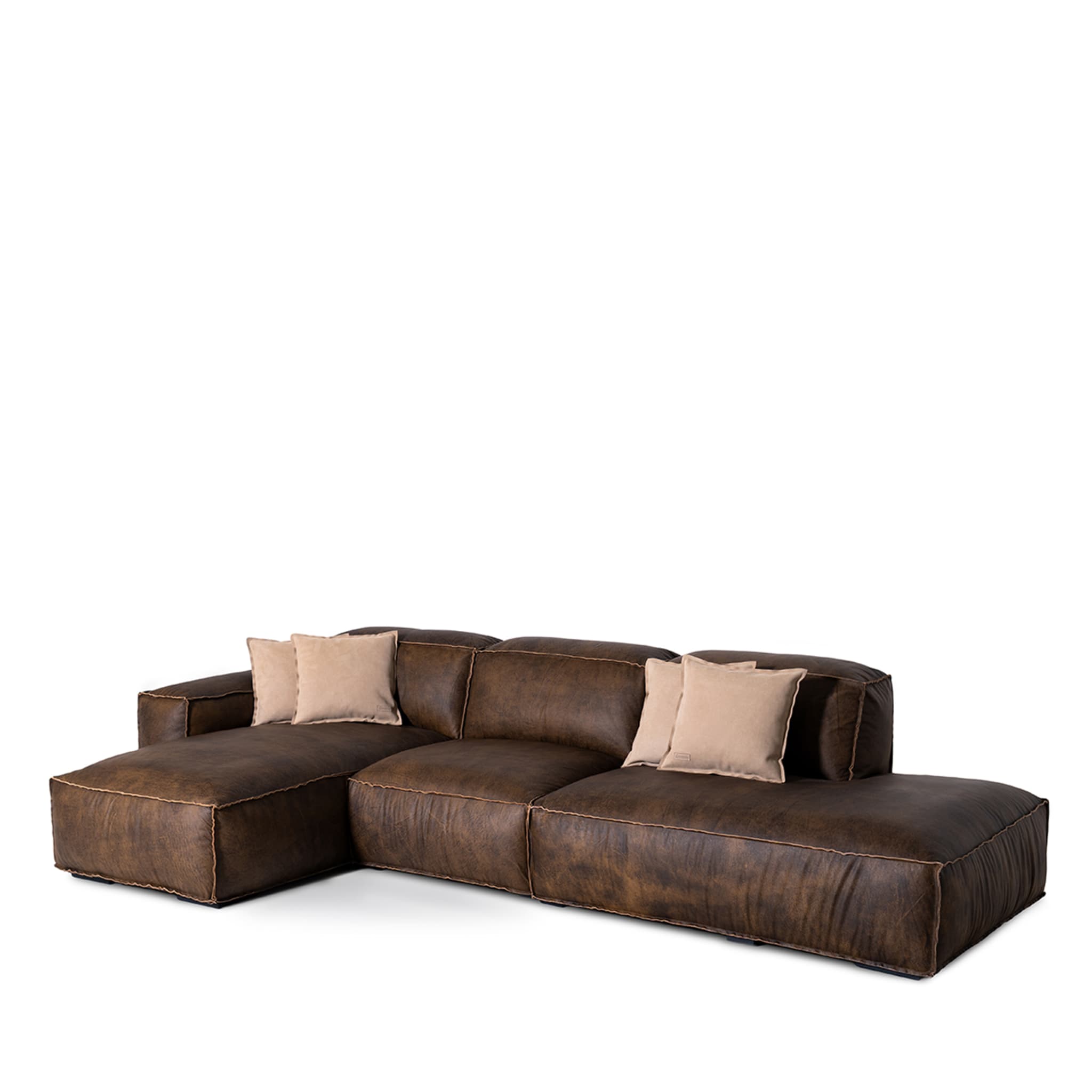 Placido Sofa with Chaise Longue and Free Side - Alternative view 2