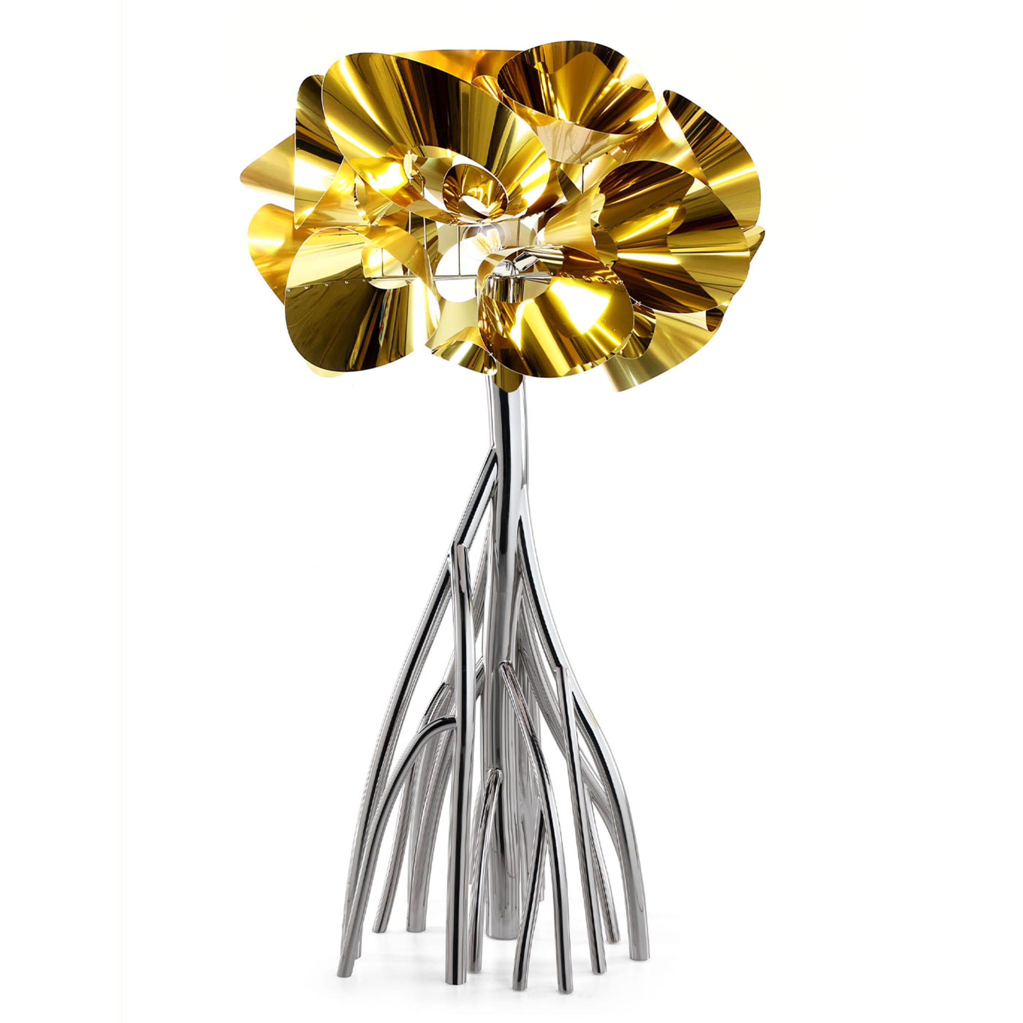 Gold Mangrovia Em Flor Gold Floor Lamp - Alternative view 2