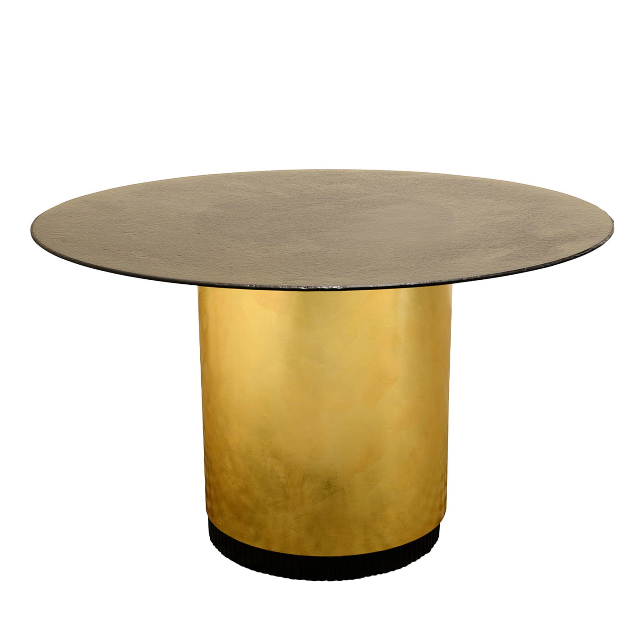 Elemento M.I.40.10 Tavolo rotondo dorato e bronzato - Vista principale