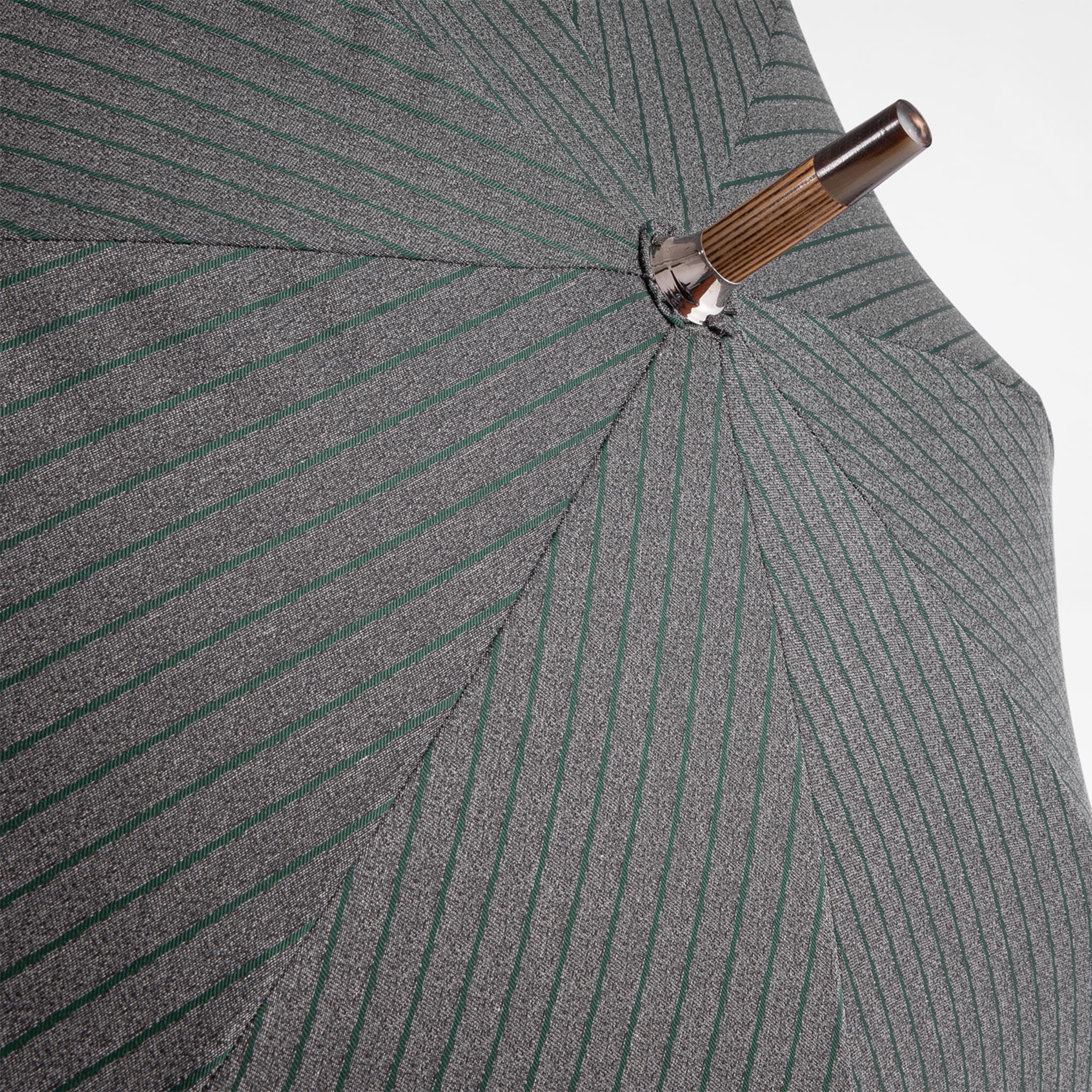 Paraguas de rayas grises - Vista alternativa 1
