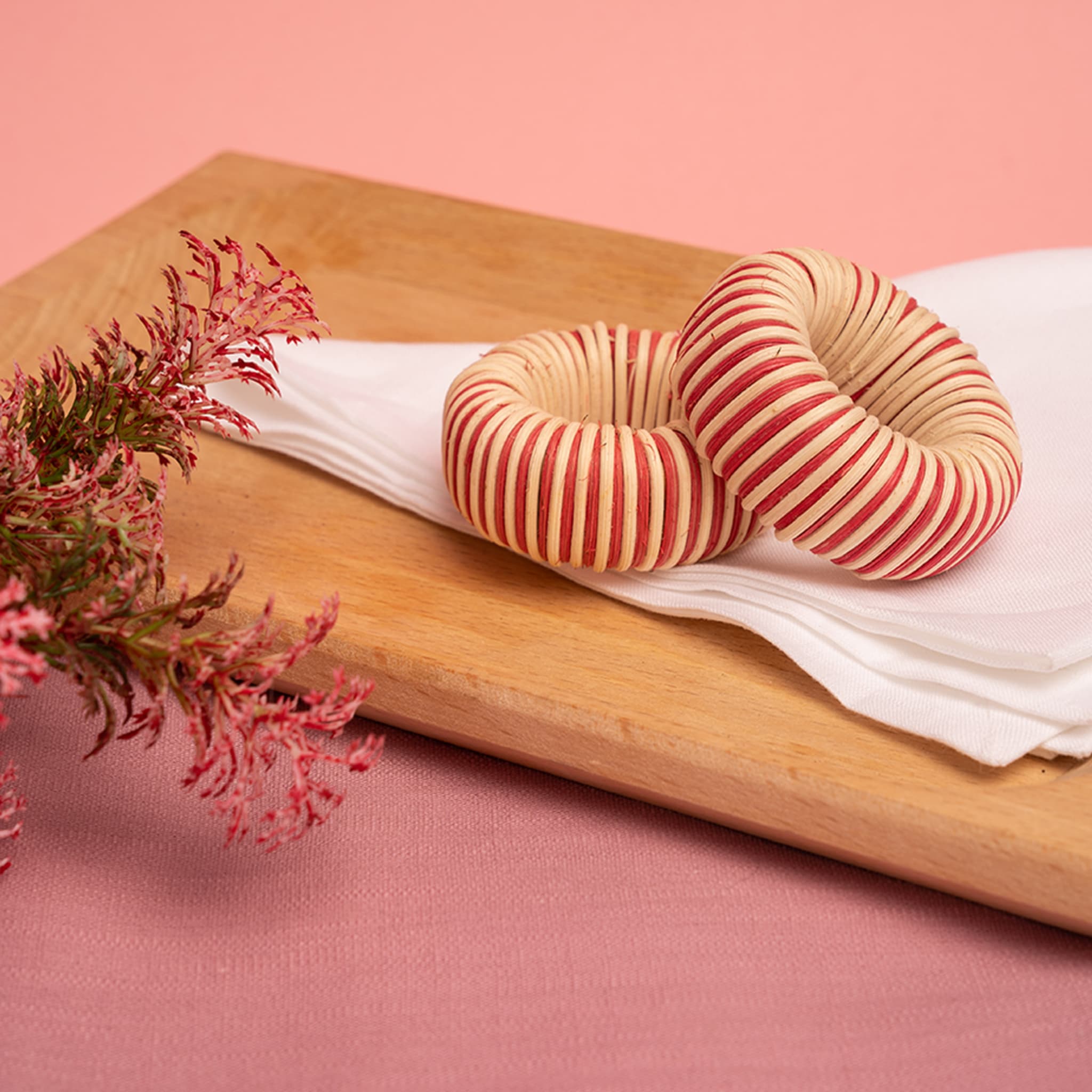 Porte-serviettes en géranium rosat - Vue alternative 1
