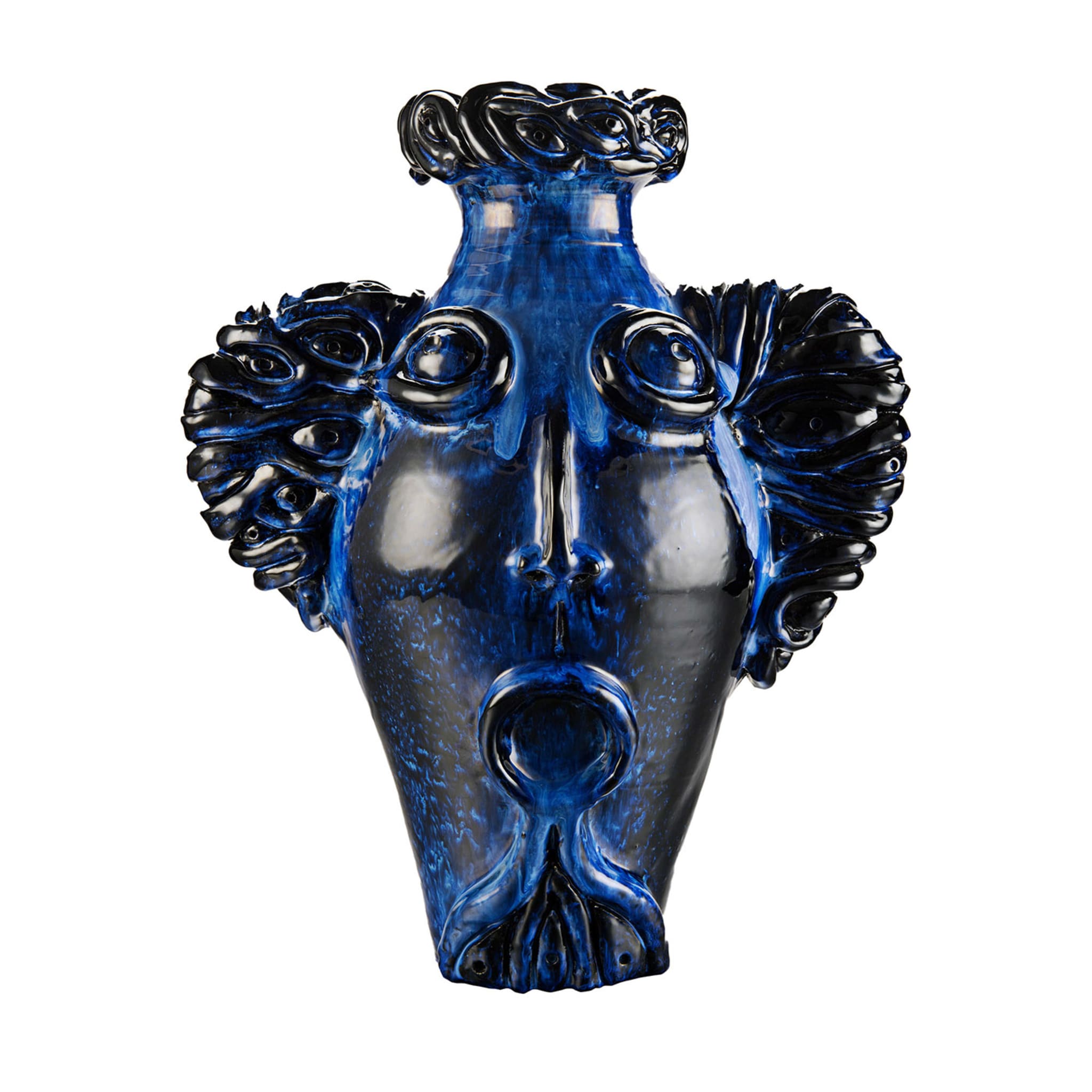 Blu Eye Fish Vase - Hauptansicht