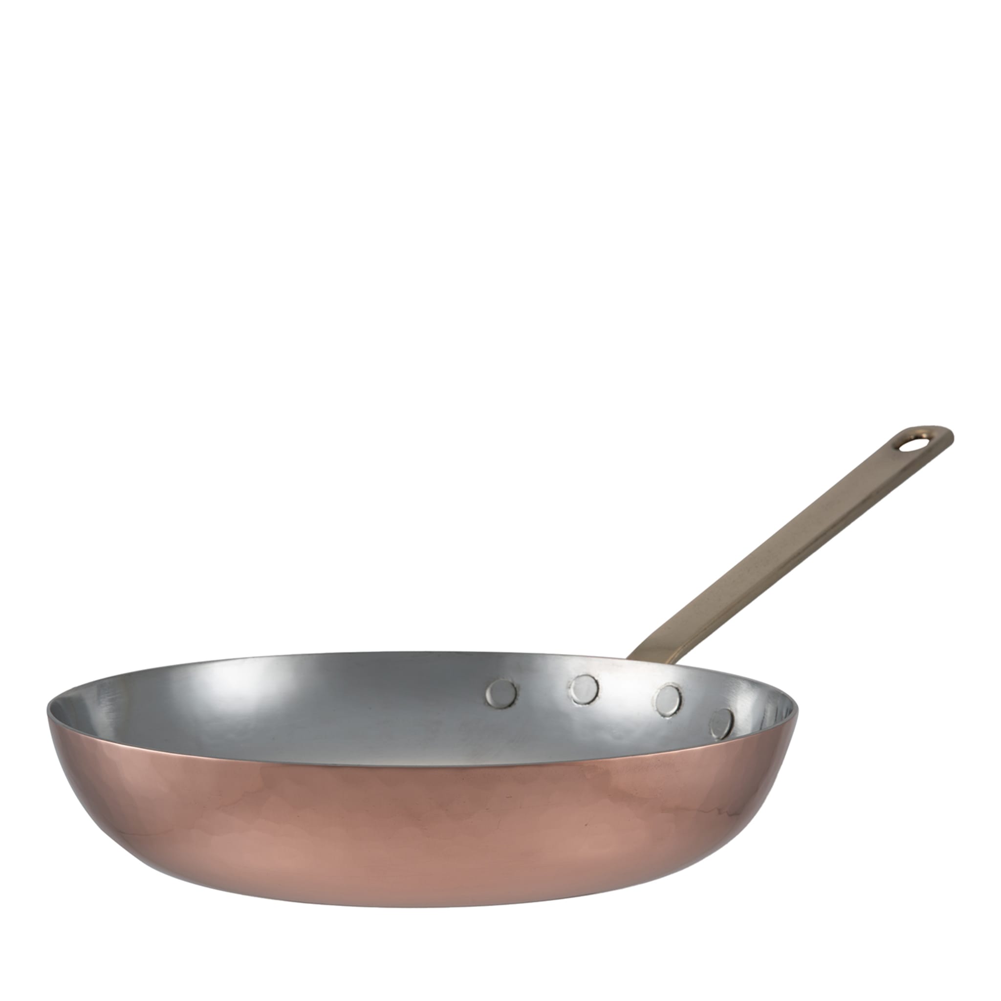 Silver Lined Bulging Copper Pan - Main view