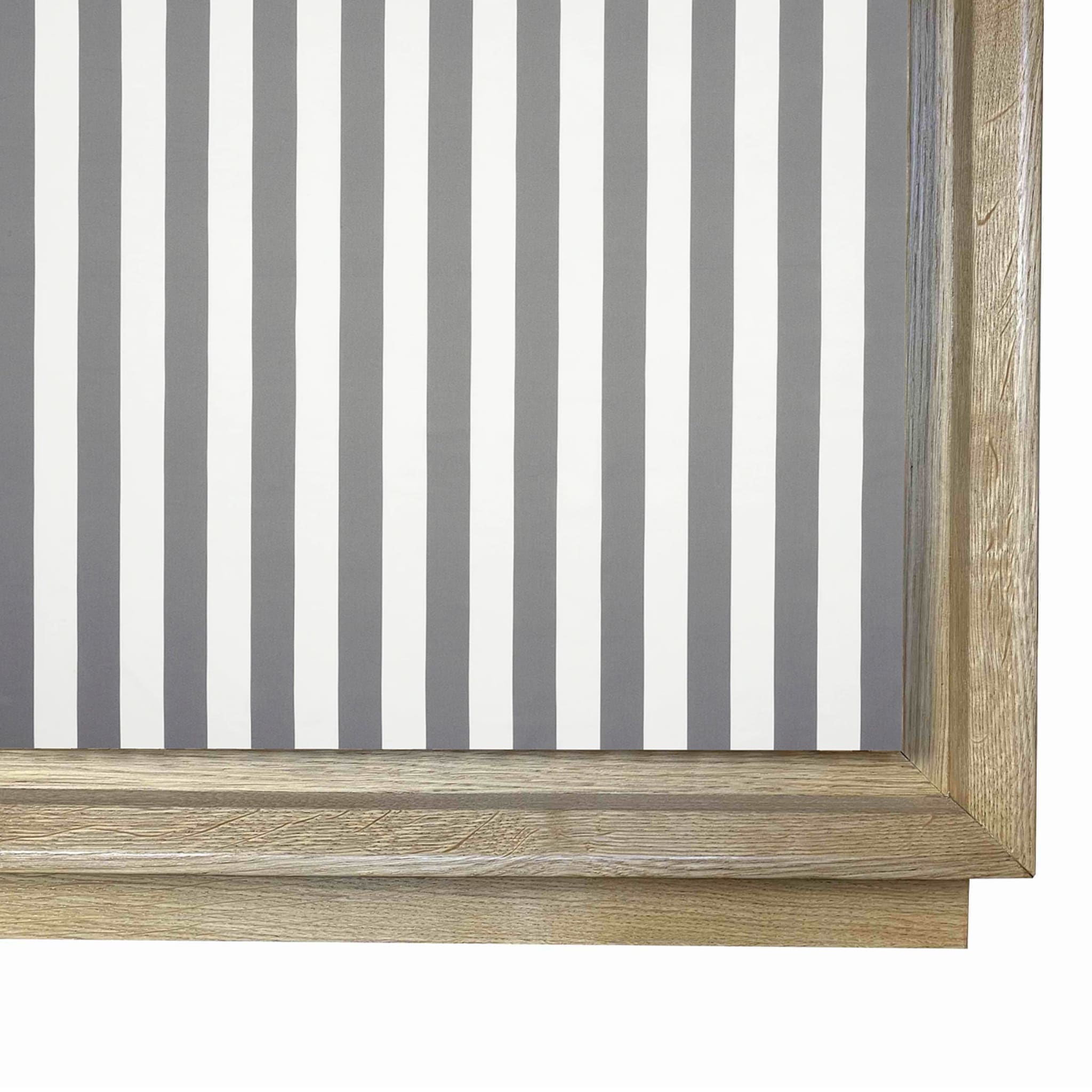 Fuga Strisce Tre 3-türiges grau-weißes Sideboard von M. Meccani - Alternative Ansicht 1