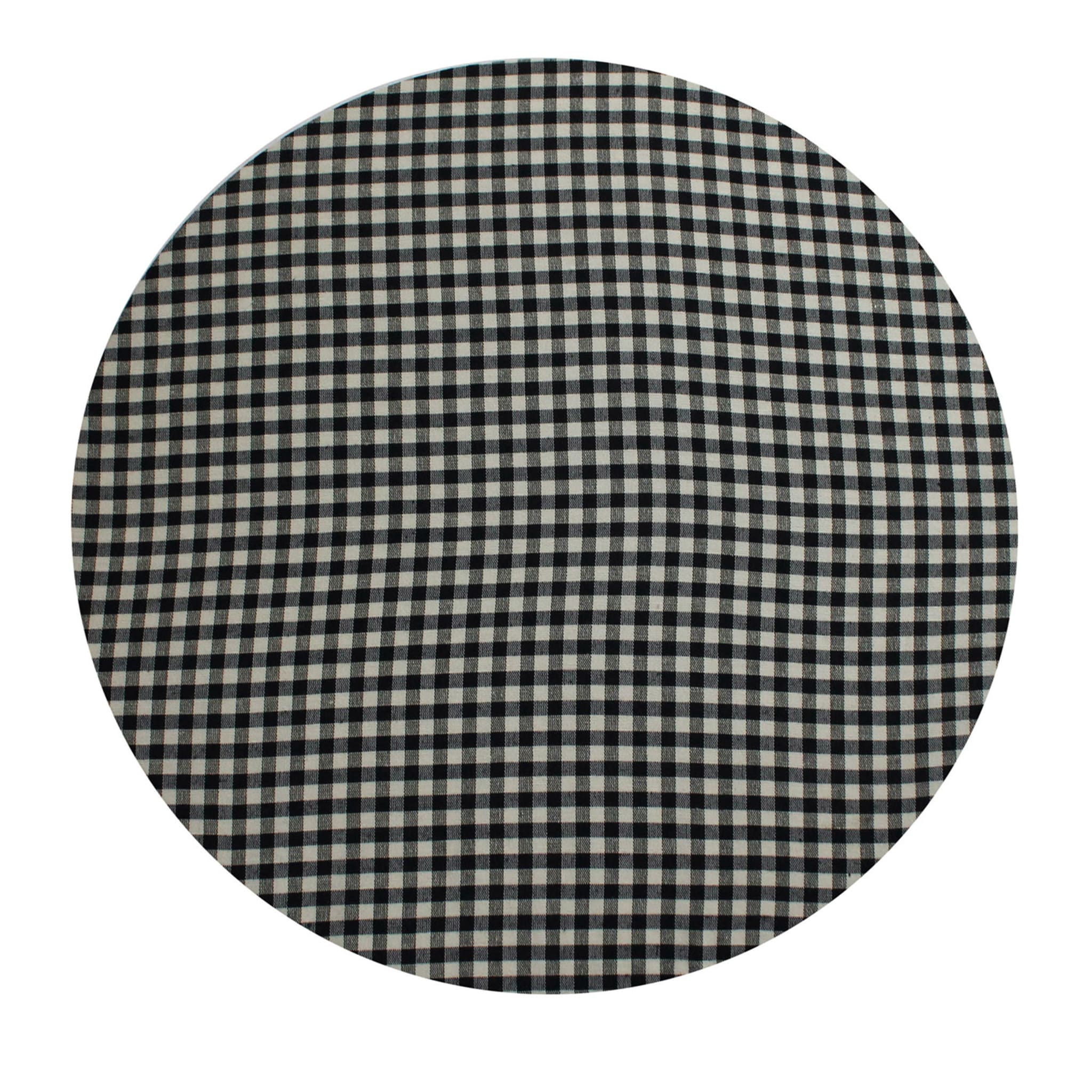 Mantel individual blanco y negro Cuffiette - Vista principal