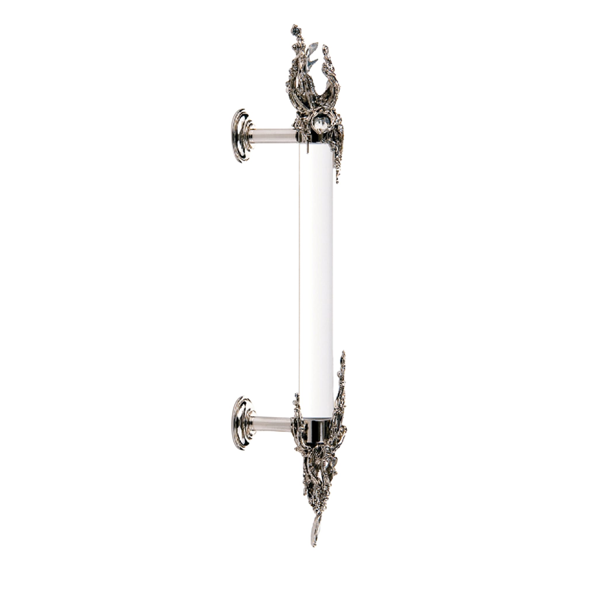 MC 11 Silvery D-Pull Handle with Crystal Rhinestones - Main view