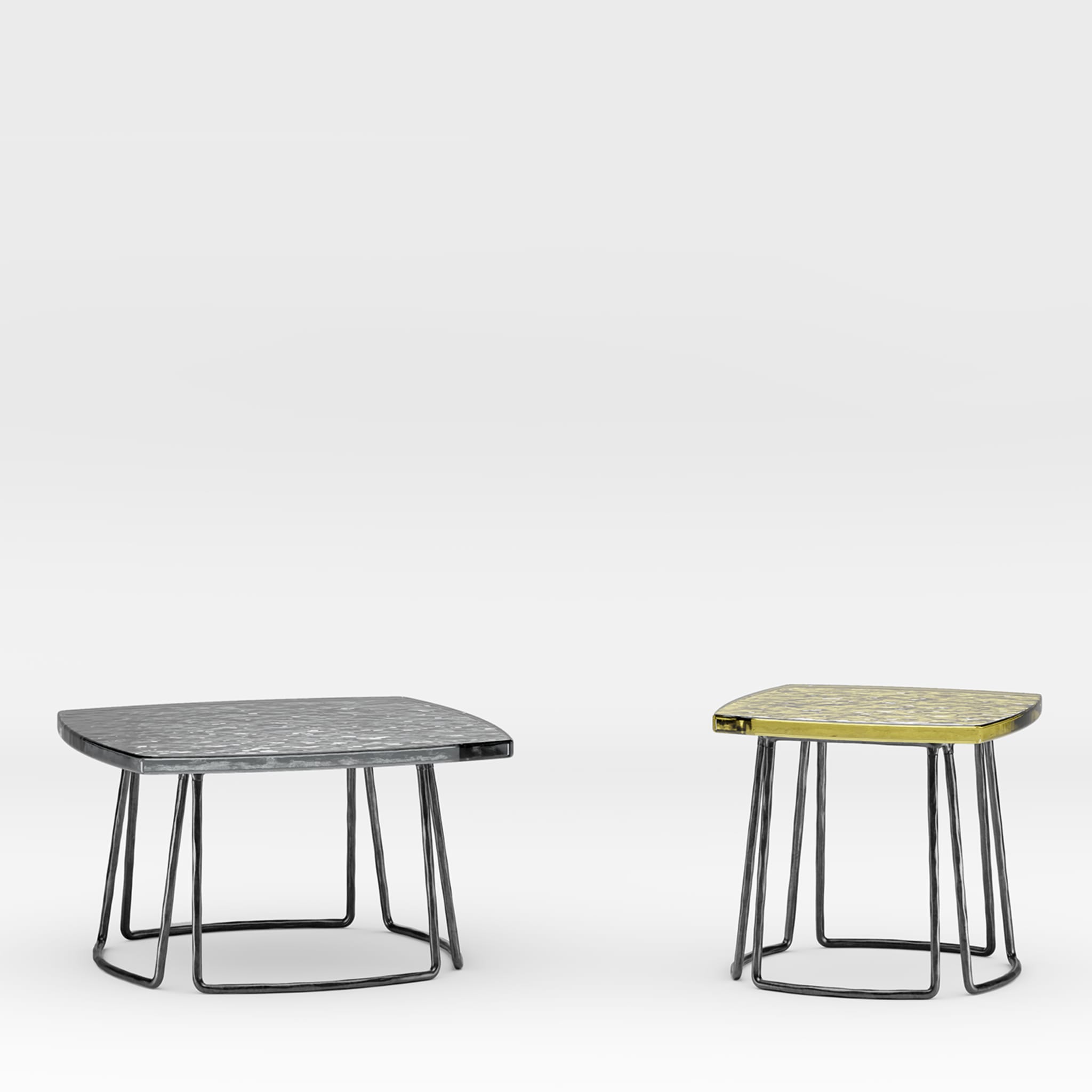 Type Small Silver Side Table by Stormo Studio - Alternative view 2