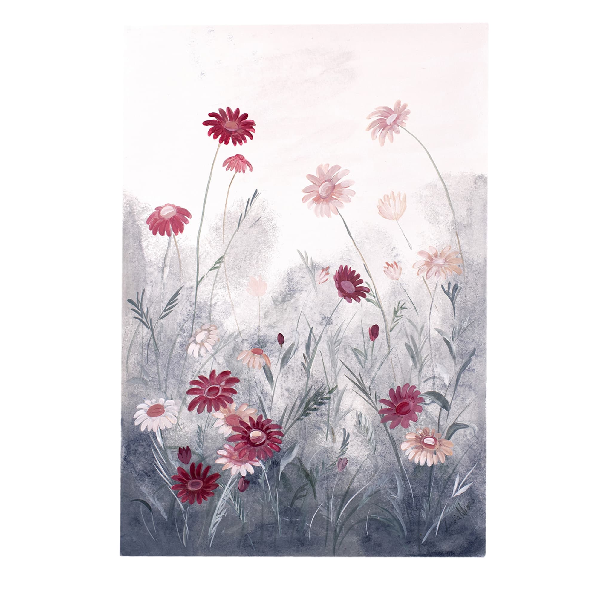 Papel pintado de flores #3 - Vista principal