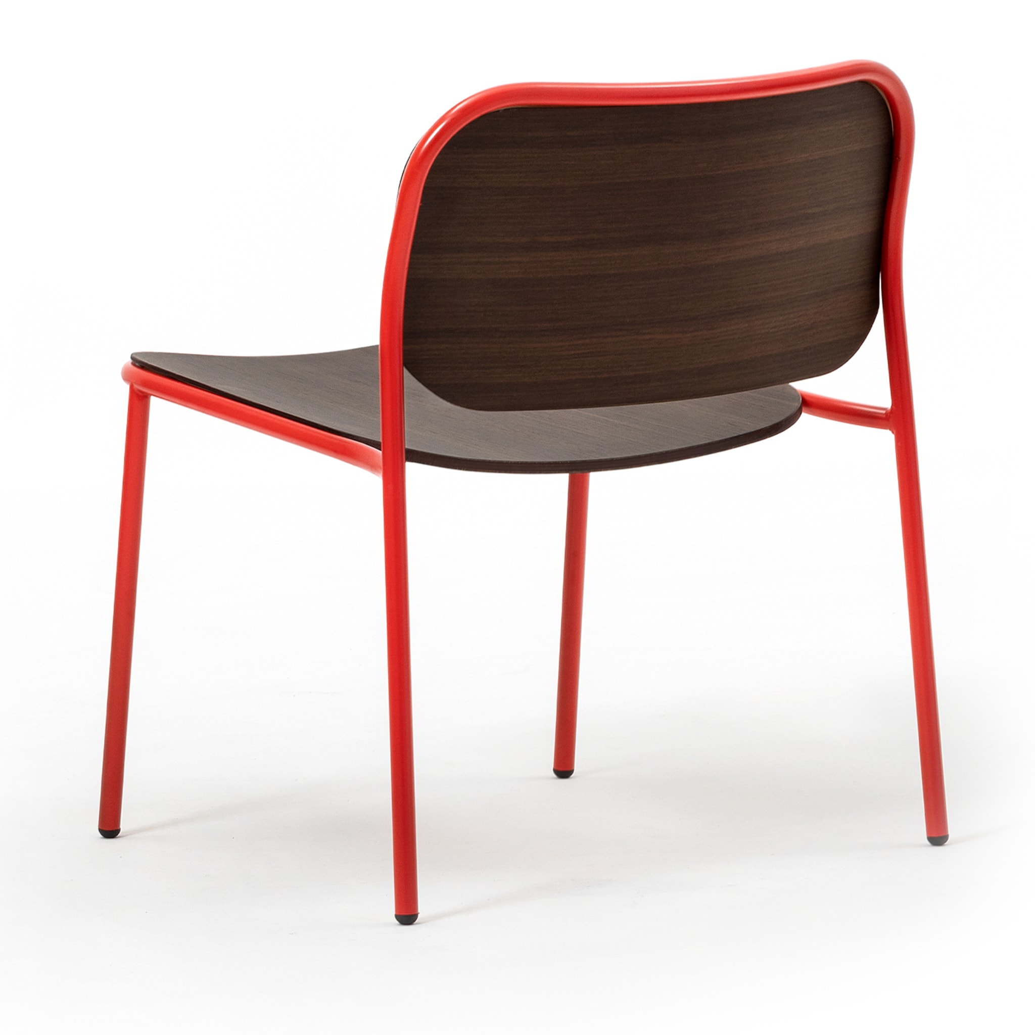0177-LE Metis Red/Oak Chair By Studio Gabbertas - Alternative view 1