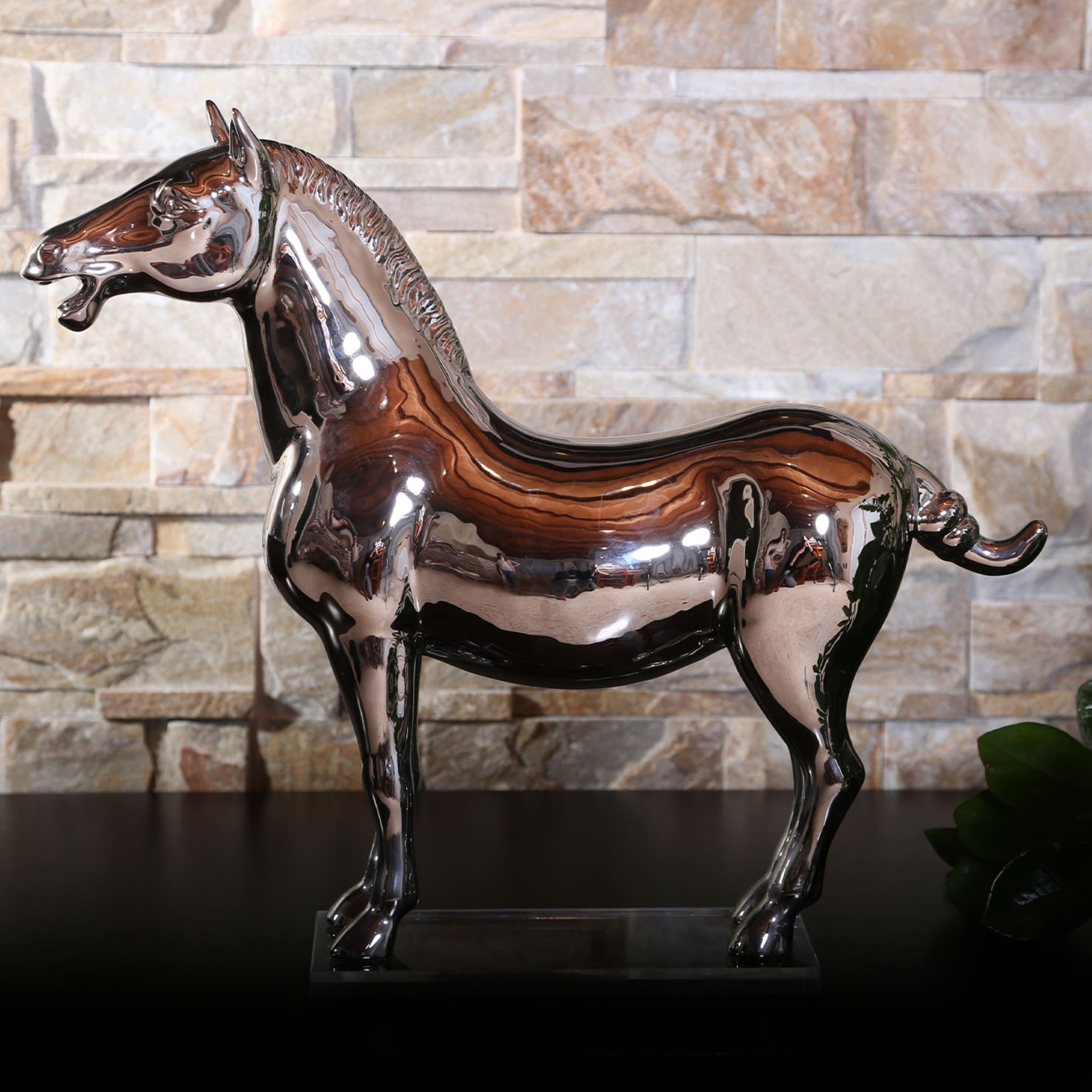Estatuilla de caballo Nelson de platino - Vista alternativa 4