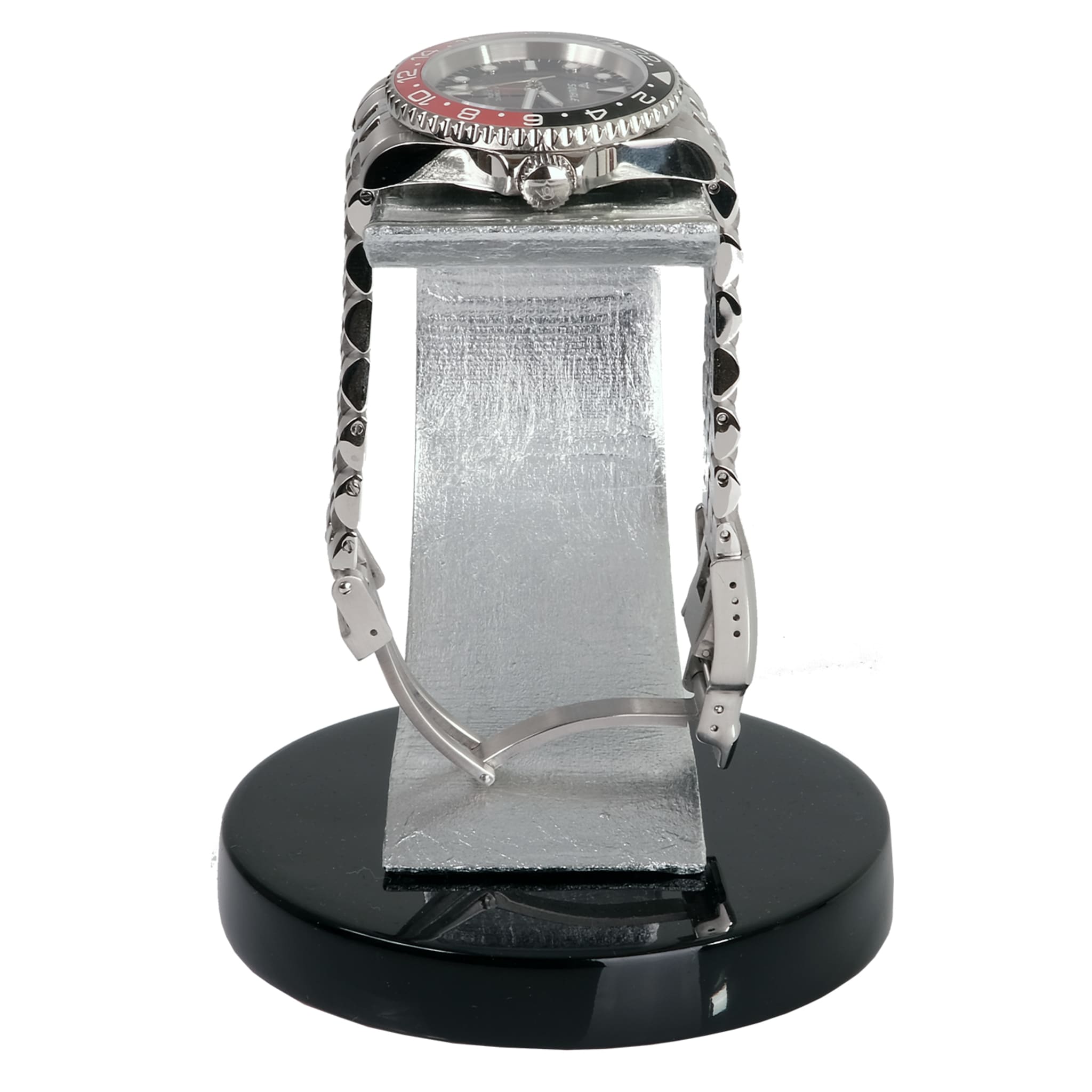 MT Silver Leaf and Black Resin Watch Stand - Alternative view 3