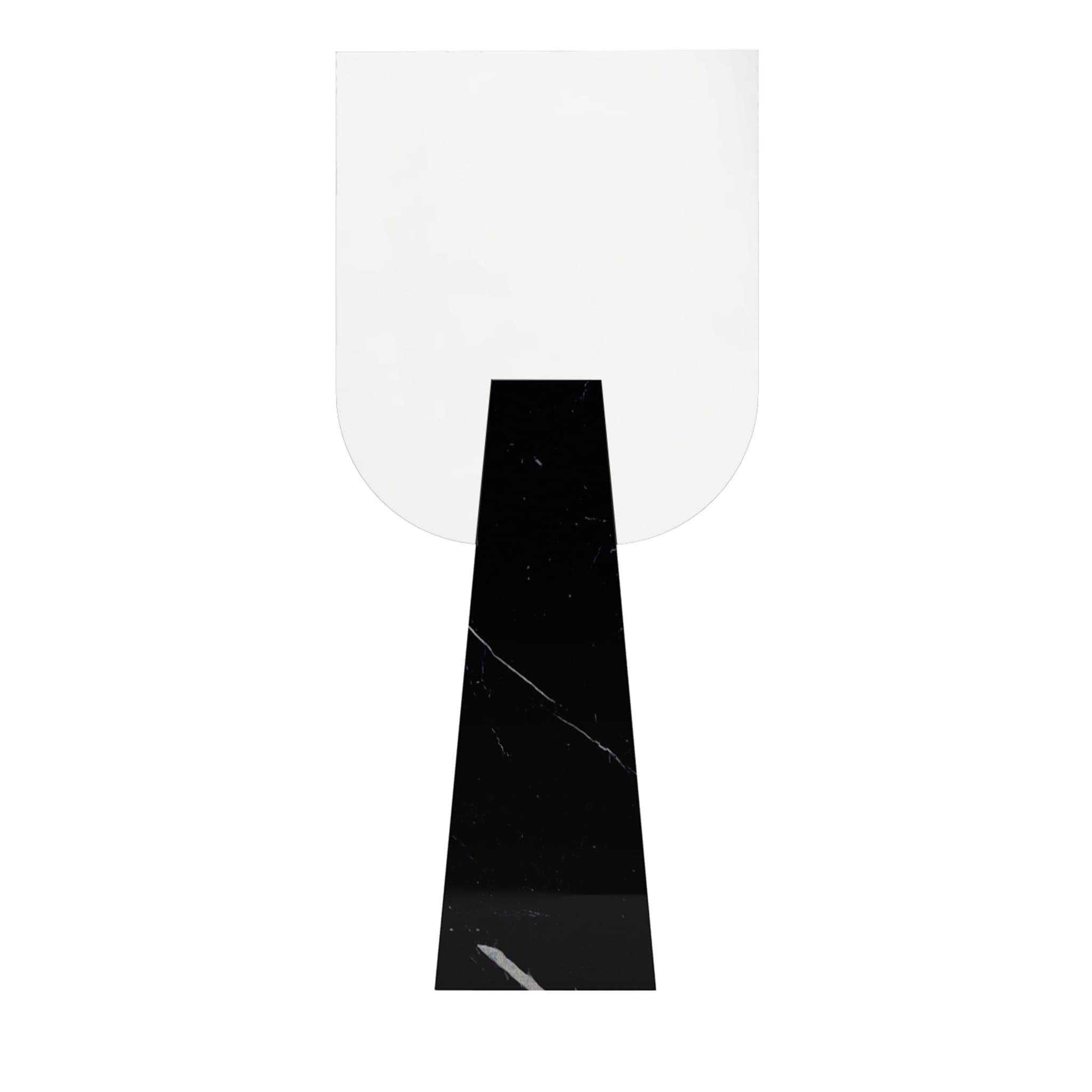 Ophelia Black Marquina Table Mirror - Vue principale