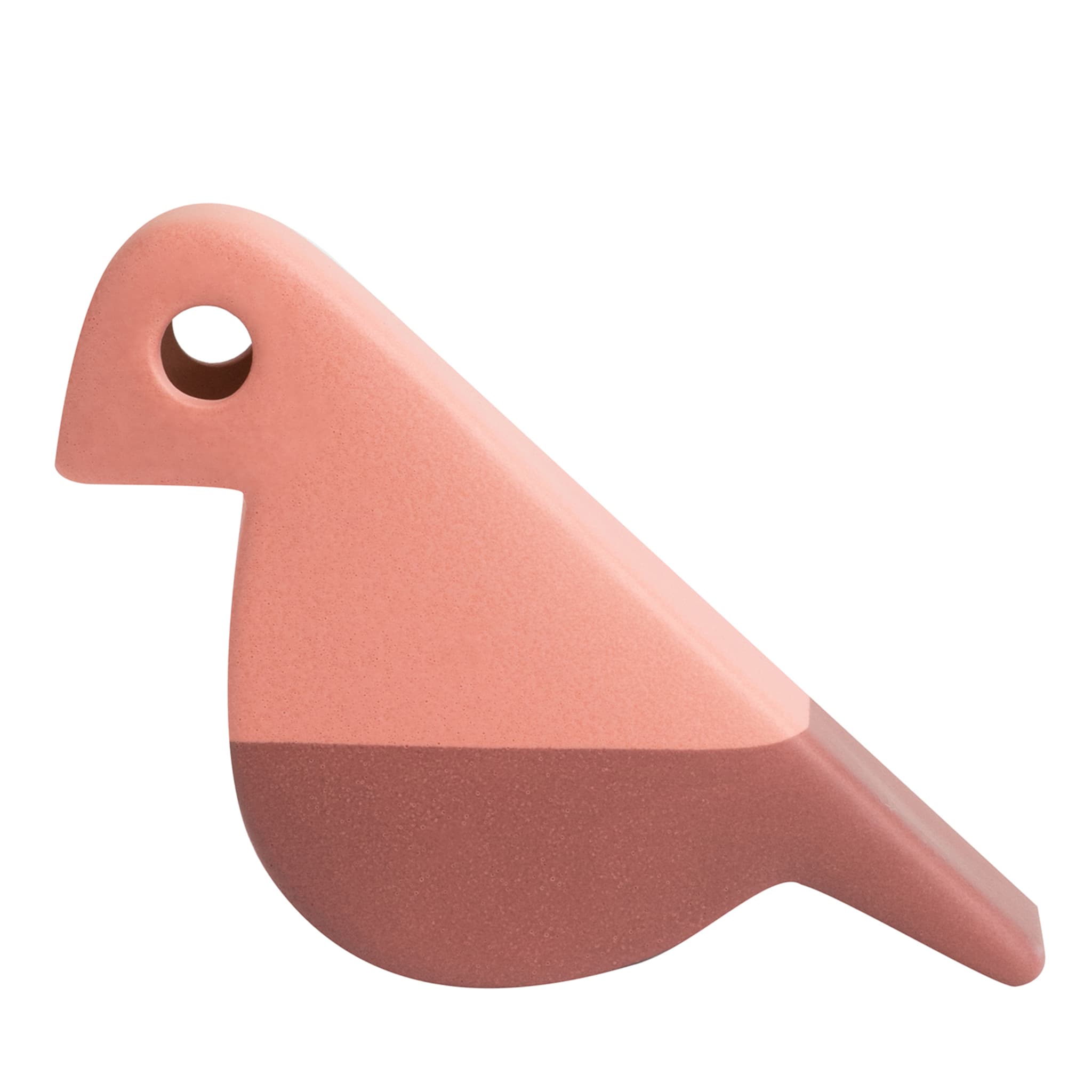 Uccellino Matte Pink and Burgundy Statuette - Main view
