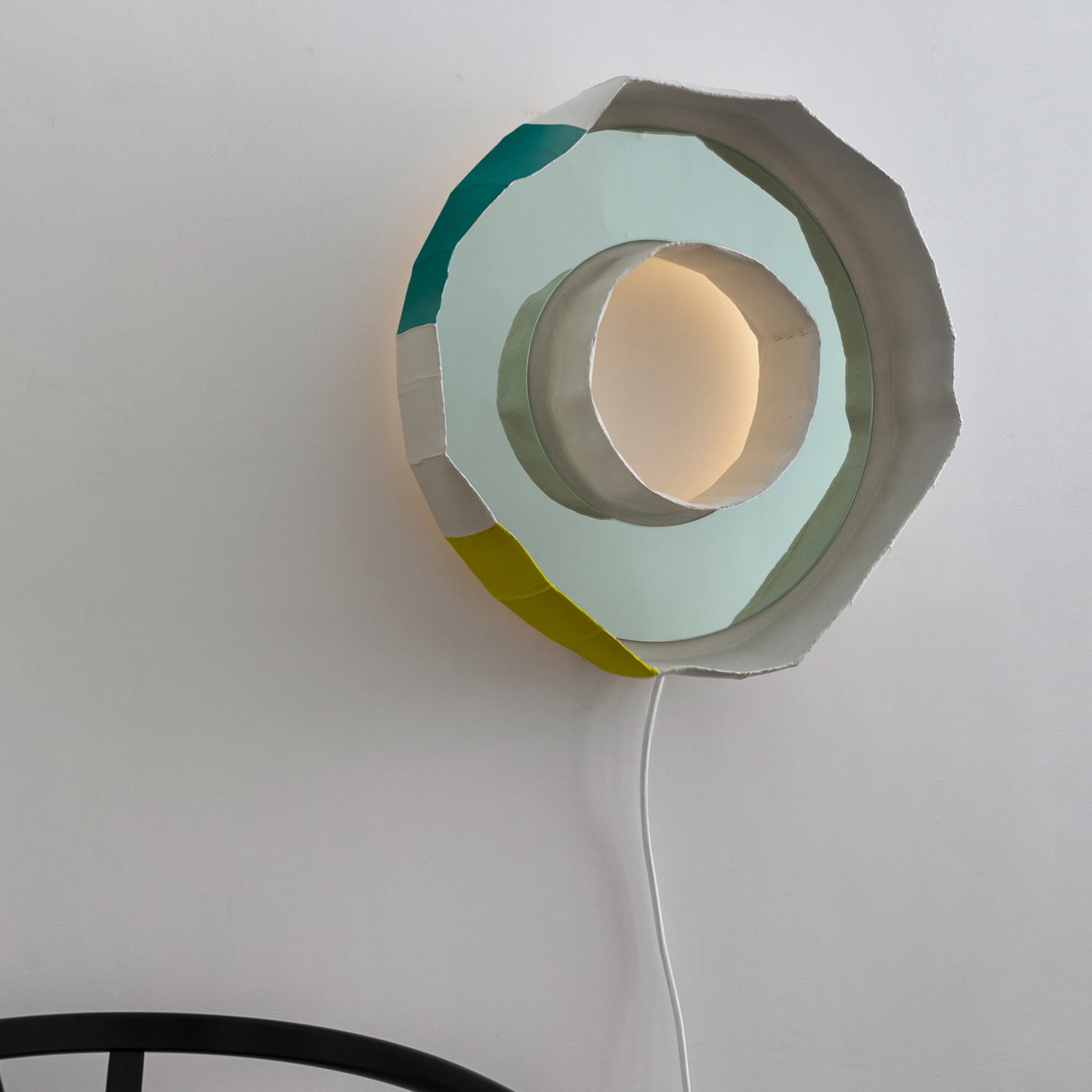 Ring Aura Mirror-Lamp by Paola Paronetto & Giovanni Botticelli - Alternative view 3