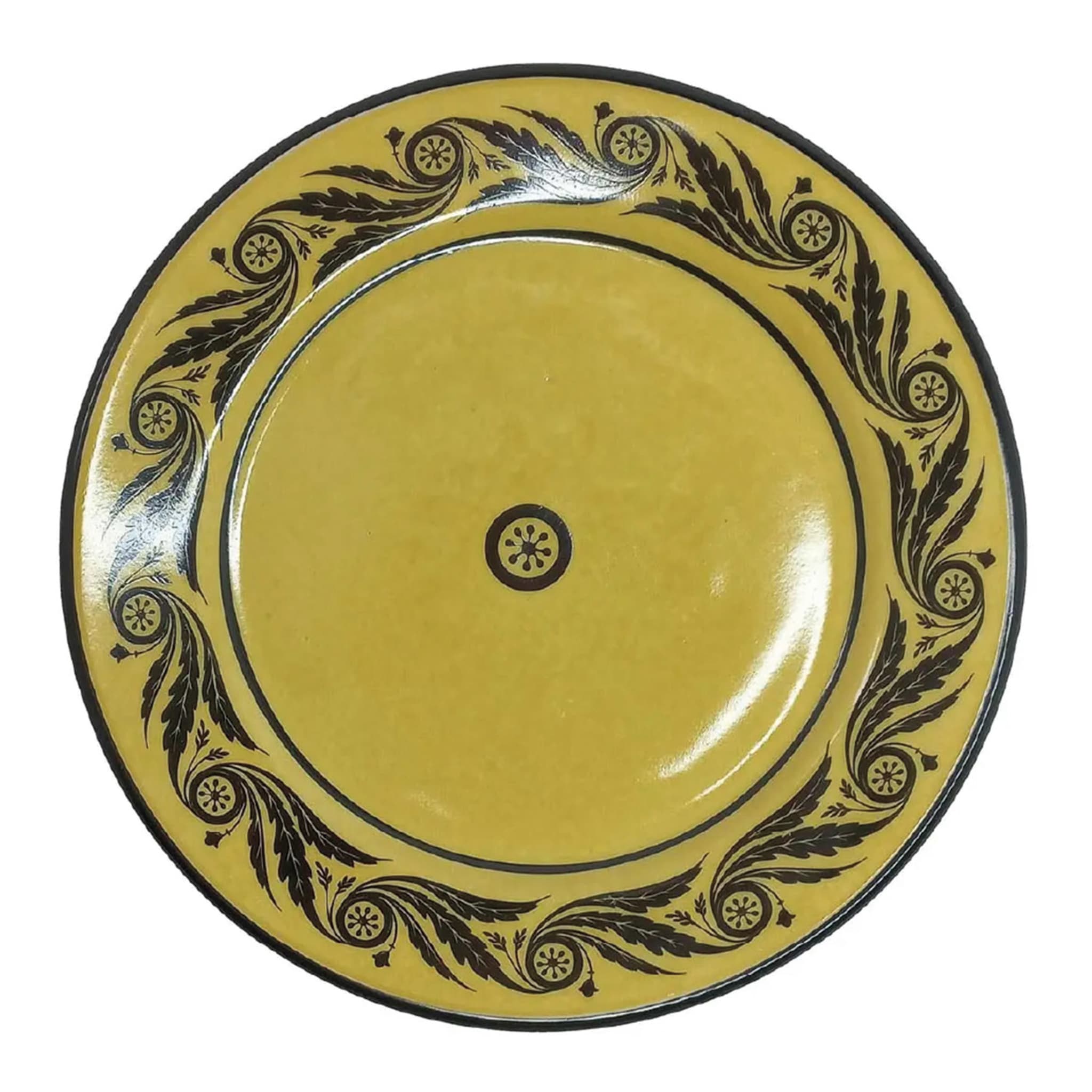Set di 4 piatti gialli Crisalide - Vista principale