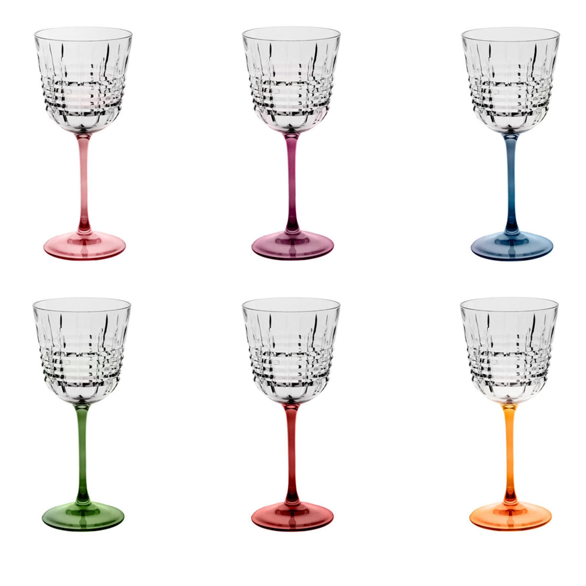 Incontro Set of 6 Water Stem Glasses - Main view
