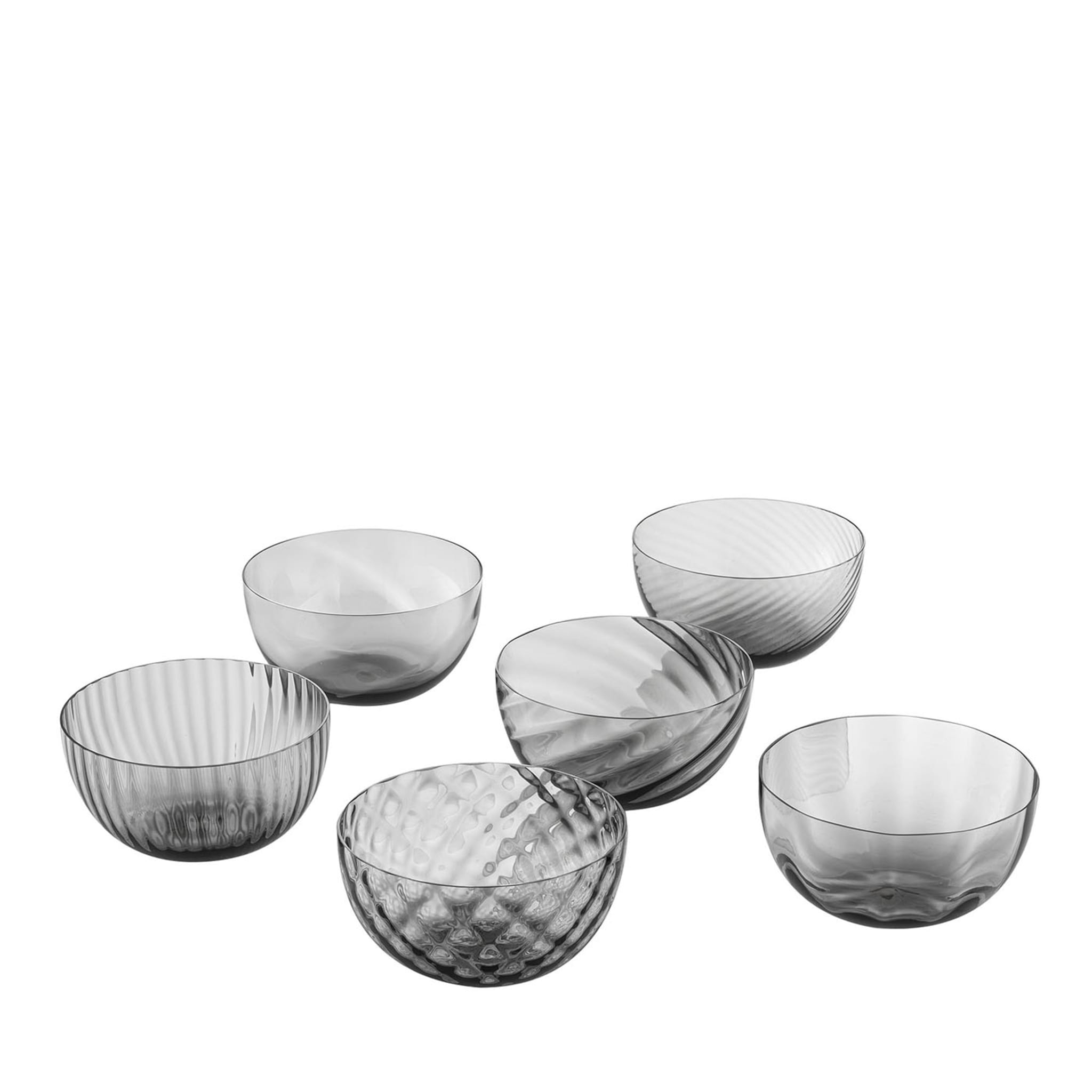 Idra Gray Set of 6 Assorted Bowls - Main view