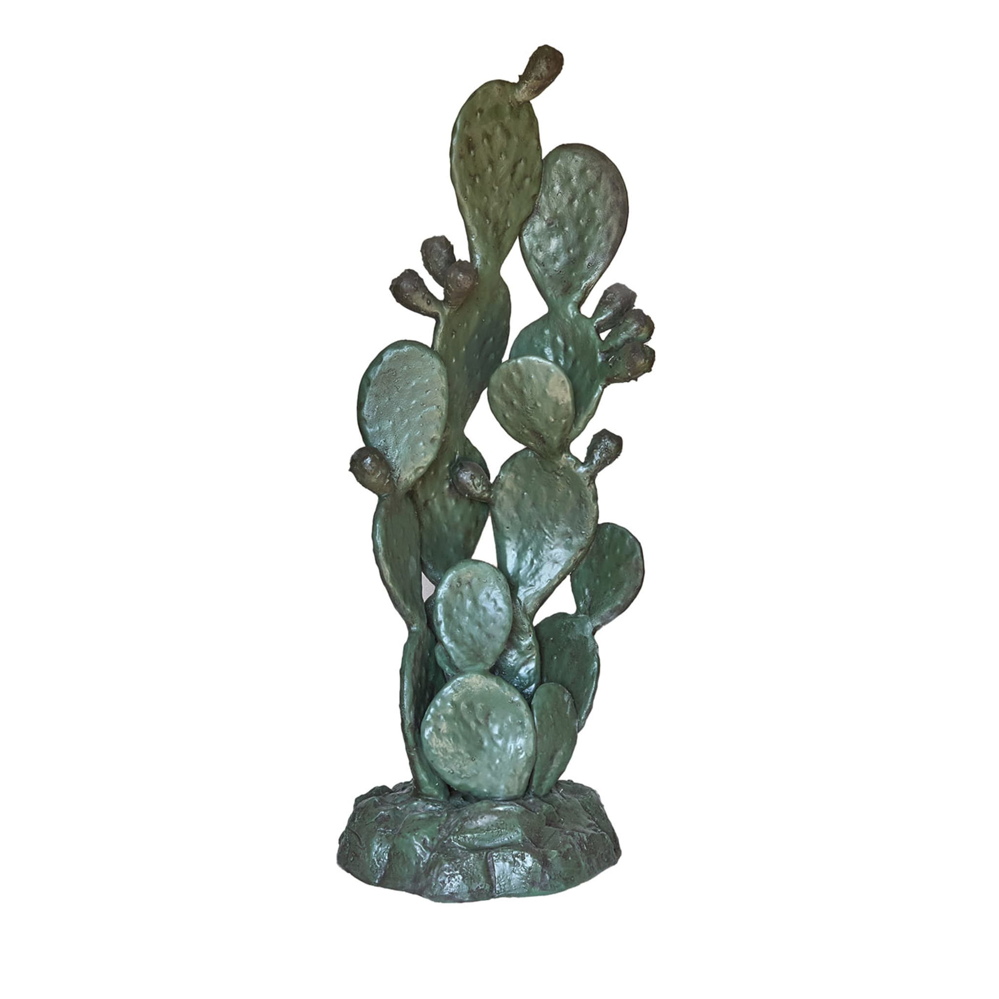Green Prickly Pear Sculpture - Main view